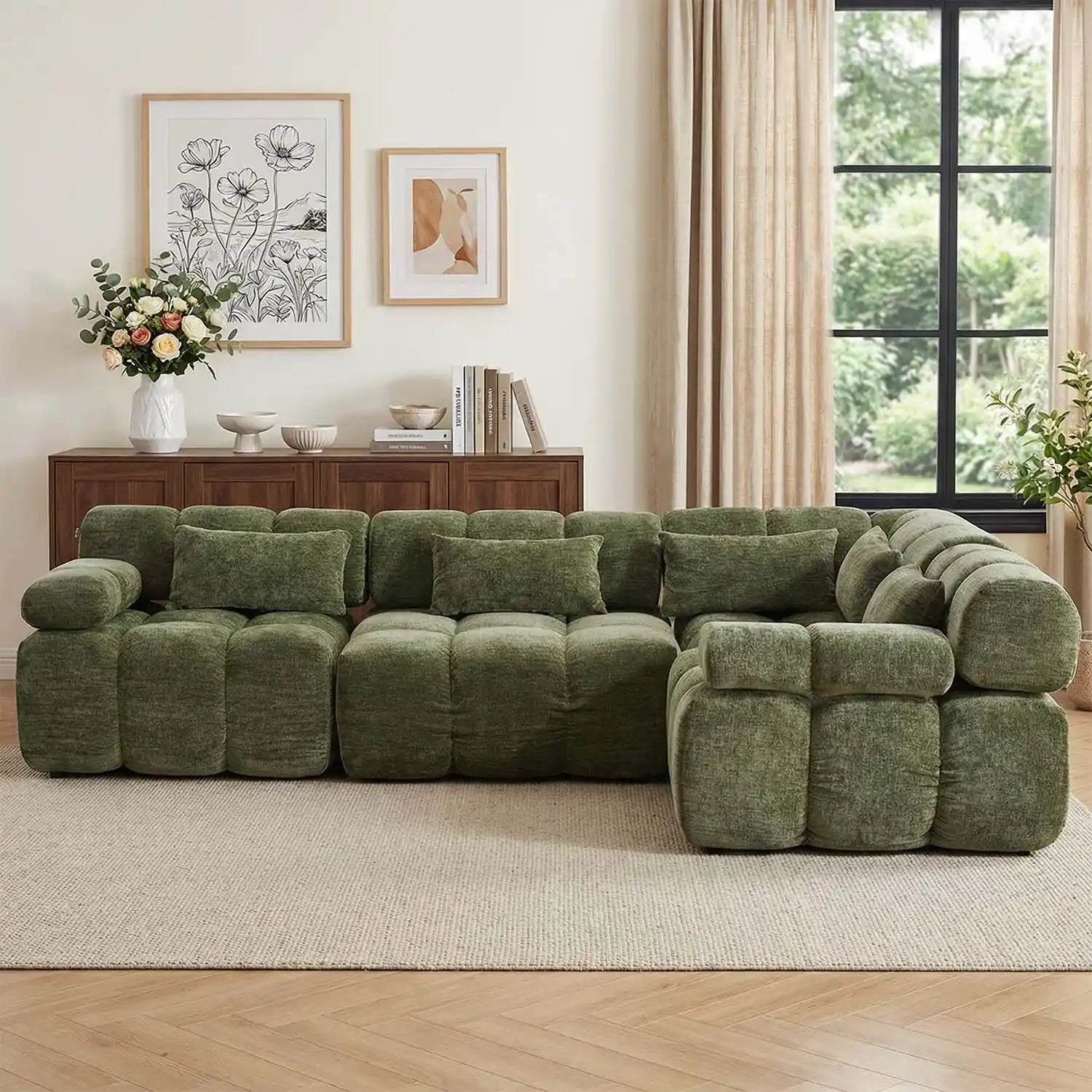 Dionysus Modular Sectional Compressed Sofa