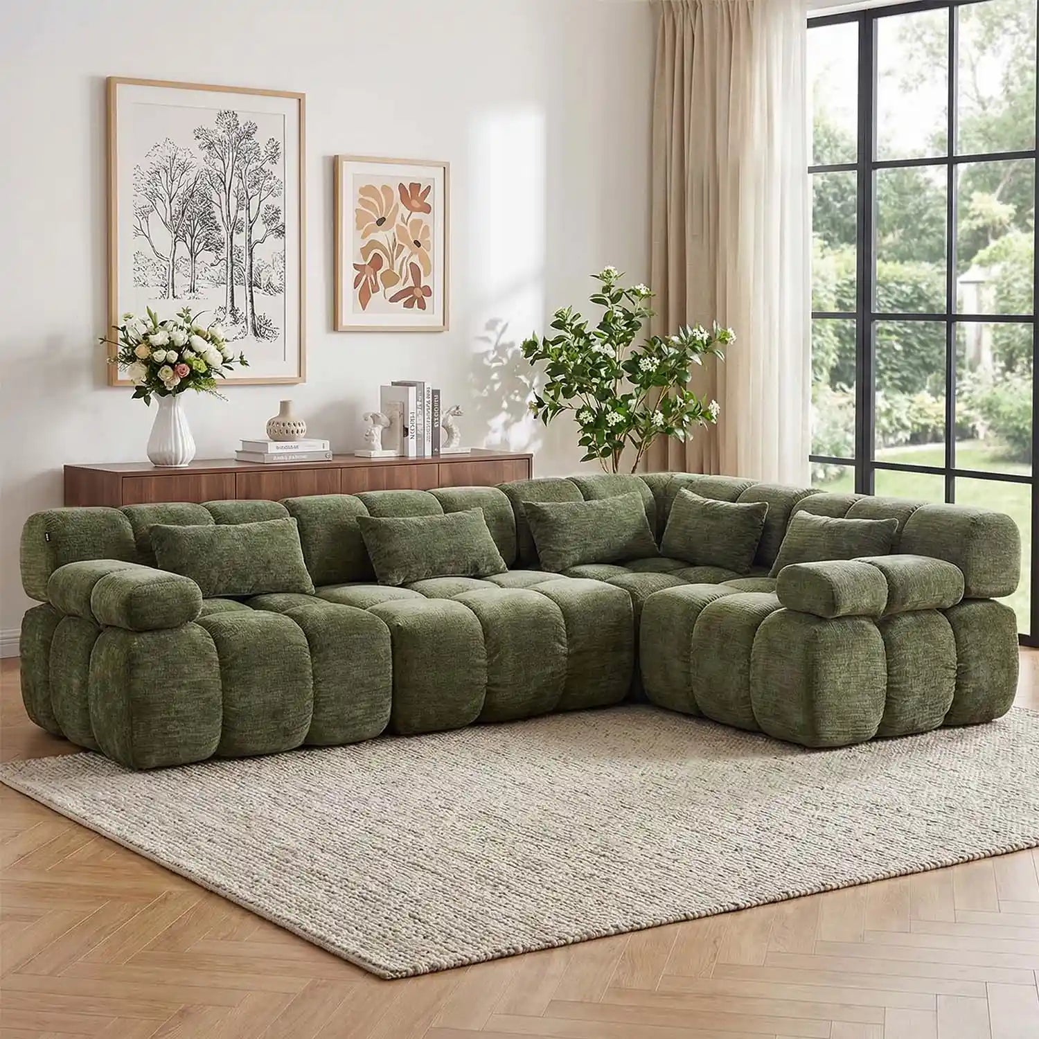 Dionysus Modular Sectional Compressed Sofa