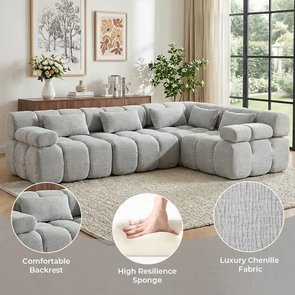 Dionysus Modular Sectional Compressed Sofa