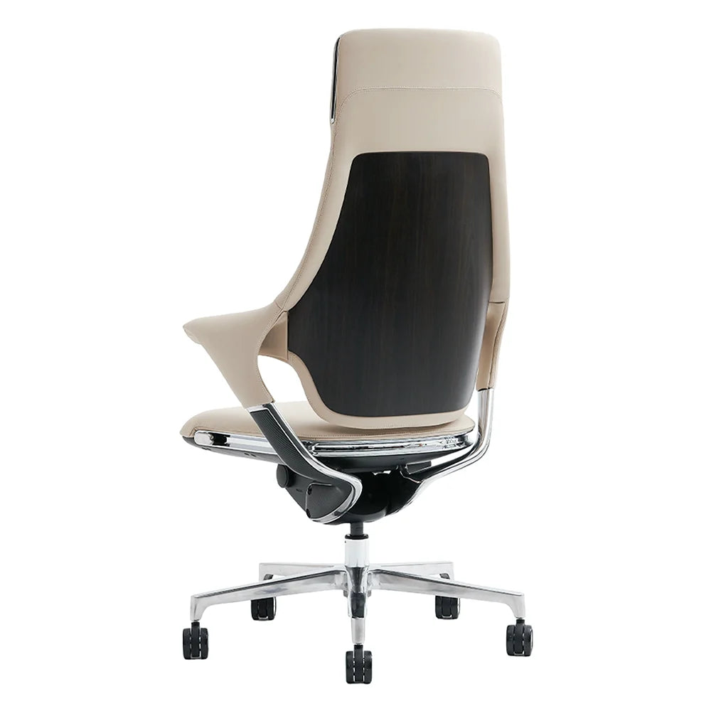 Nigel Premium Leather Chair with Soft Seating Feel