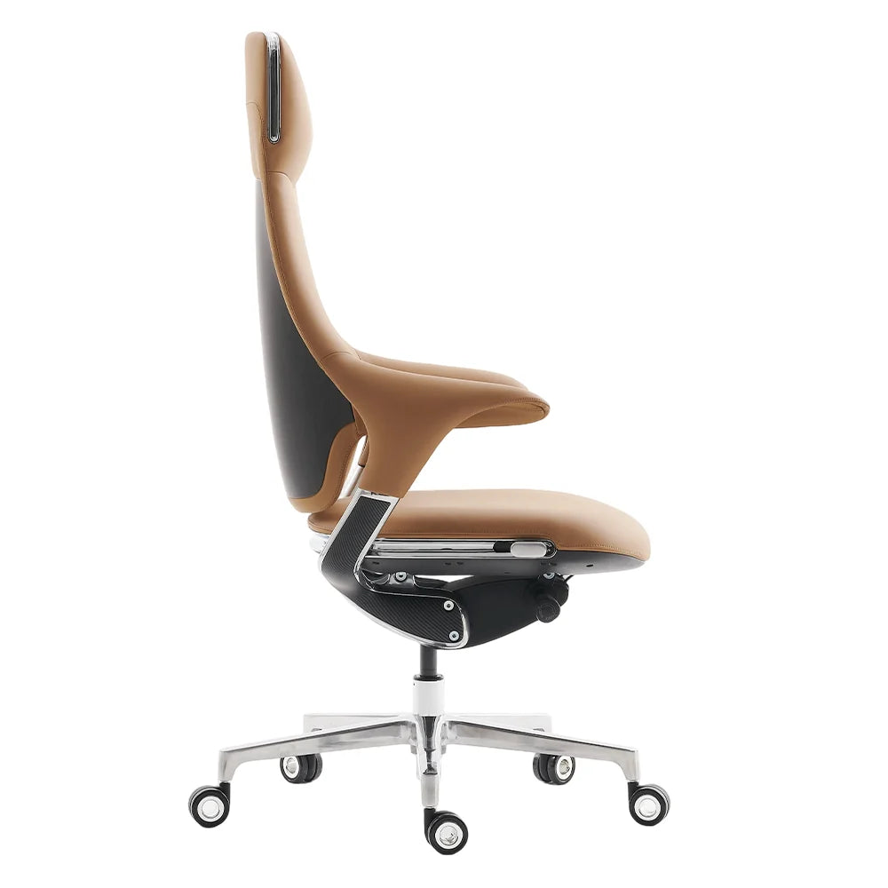 Nigel Premium Leather Chair with Soft Seating Feel