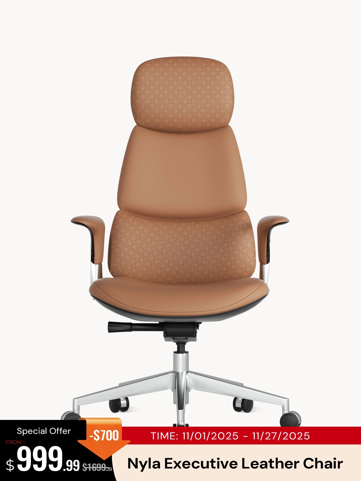 Nyla Executive Leather Office Chair