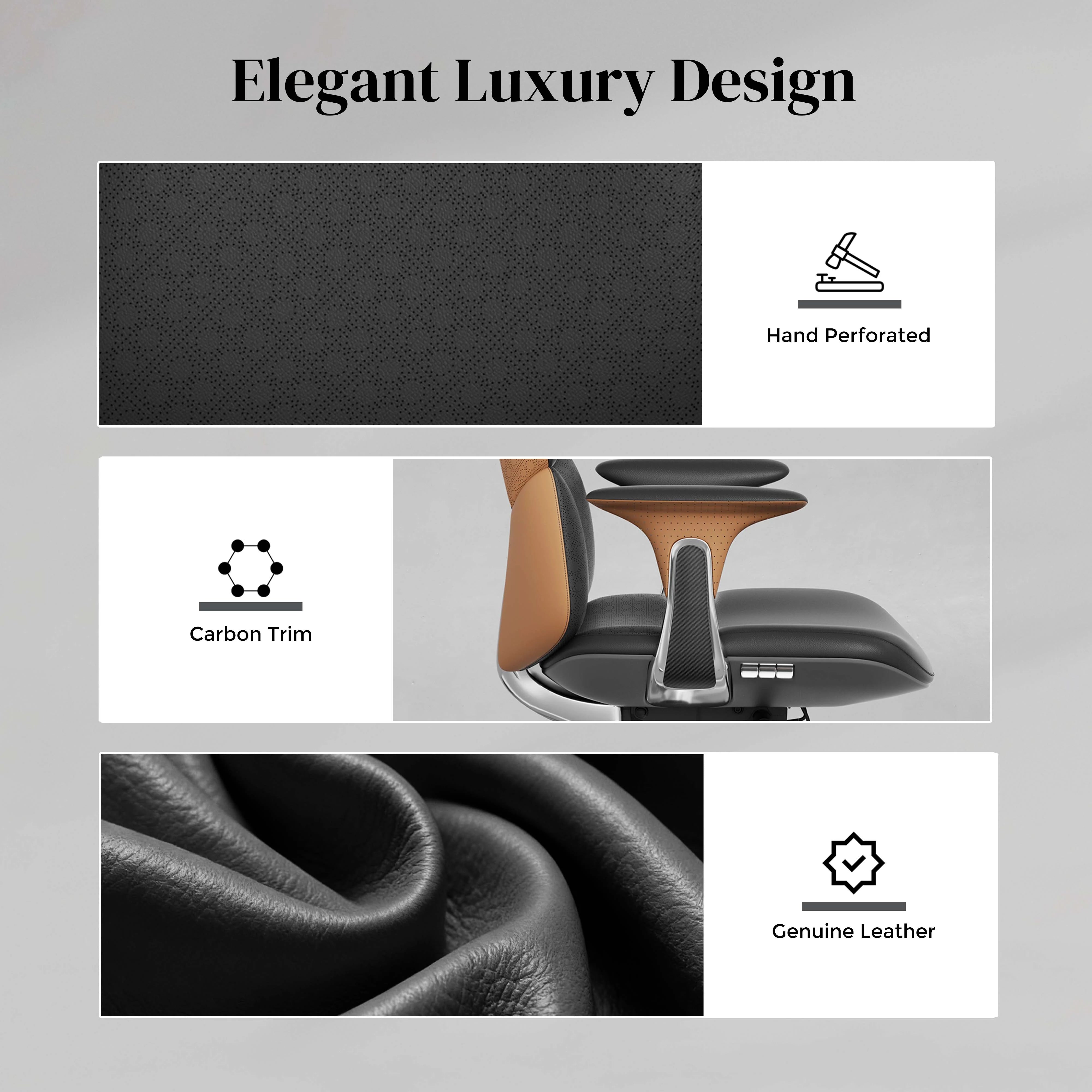 Nolan Leather Chair with Classic Design