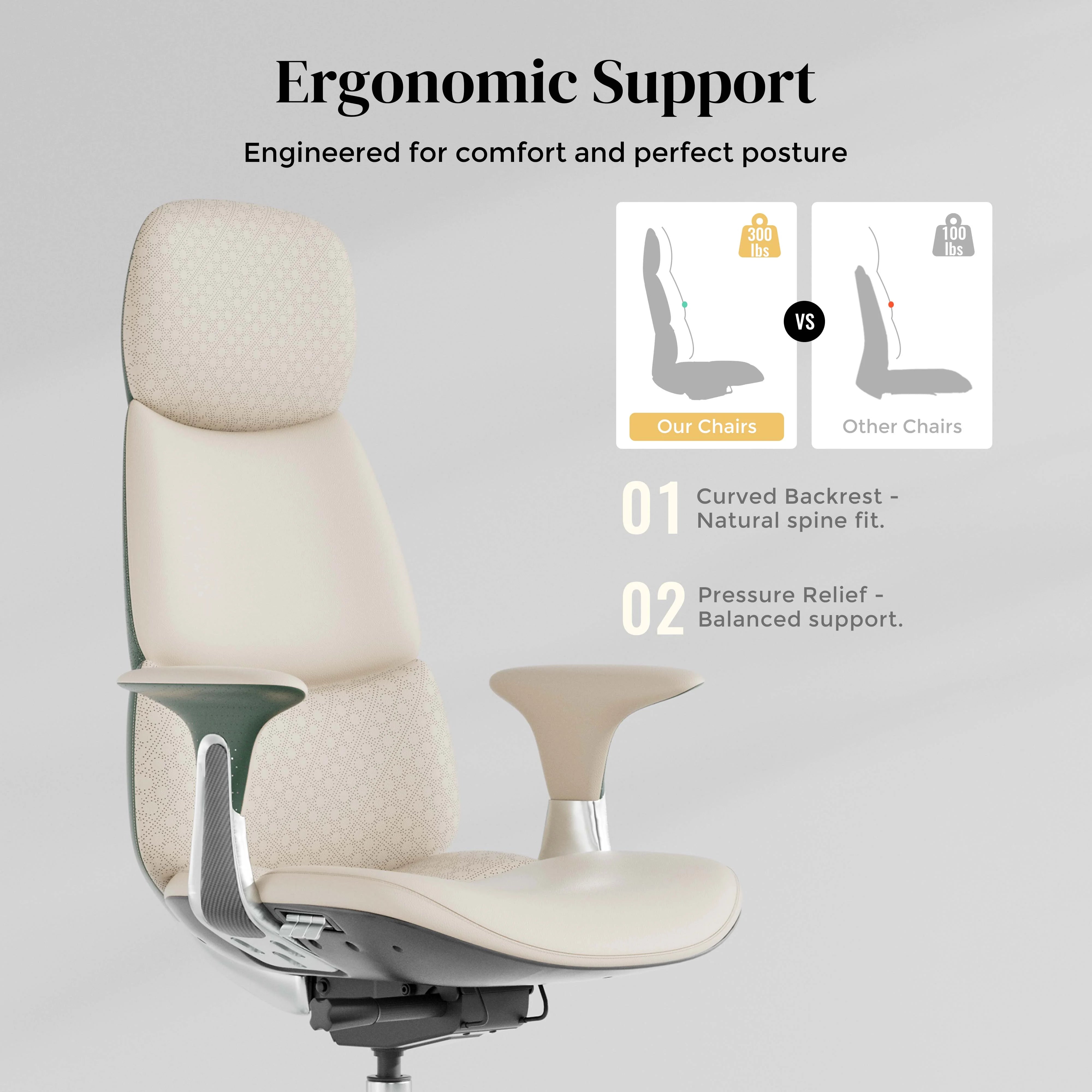 Nolan Leather Chair with Classic Design