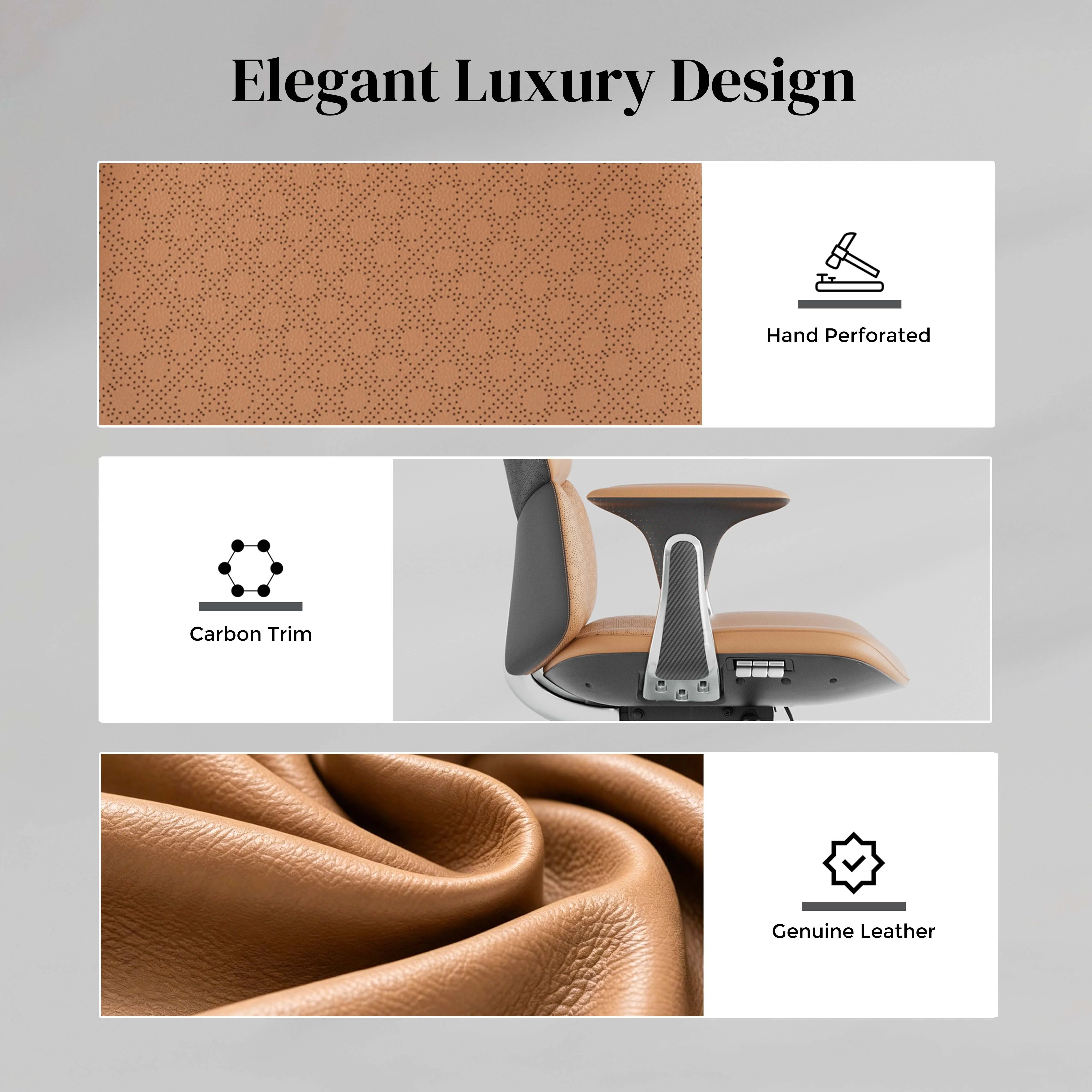 Nolan Leather Chair with Classic Design