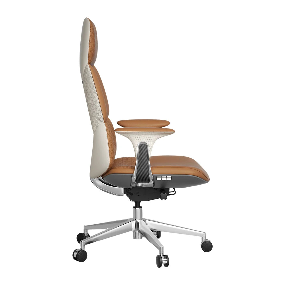 Nyla Leather Chair with Easy Adjustment