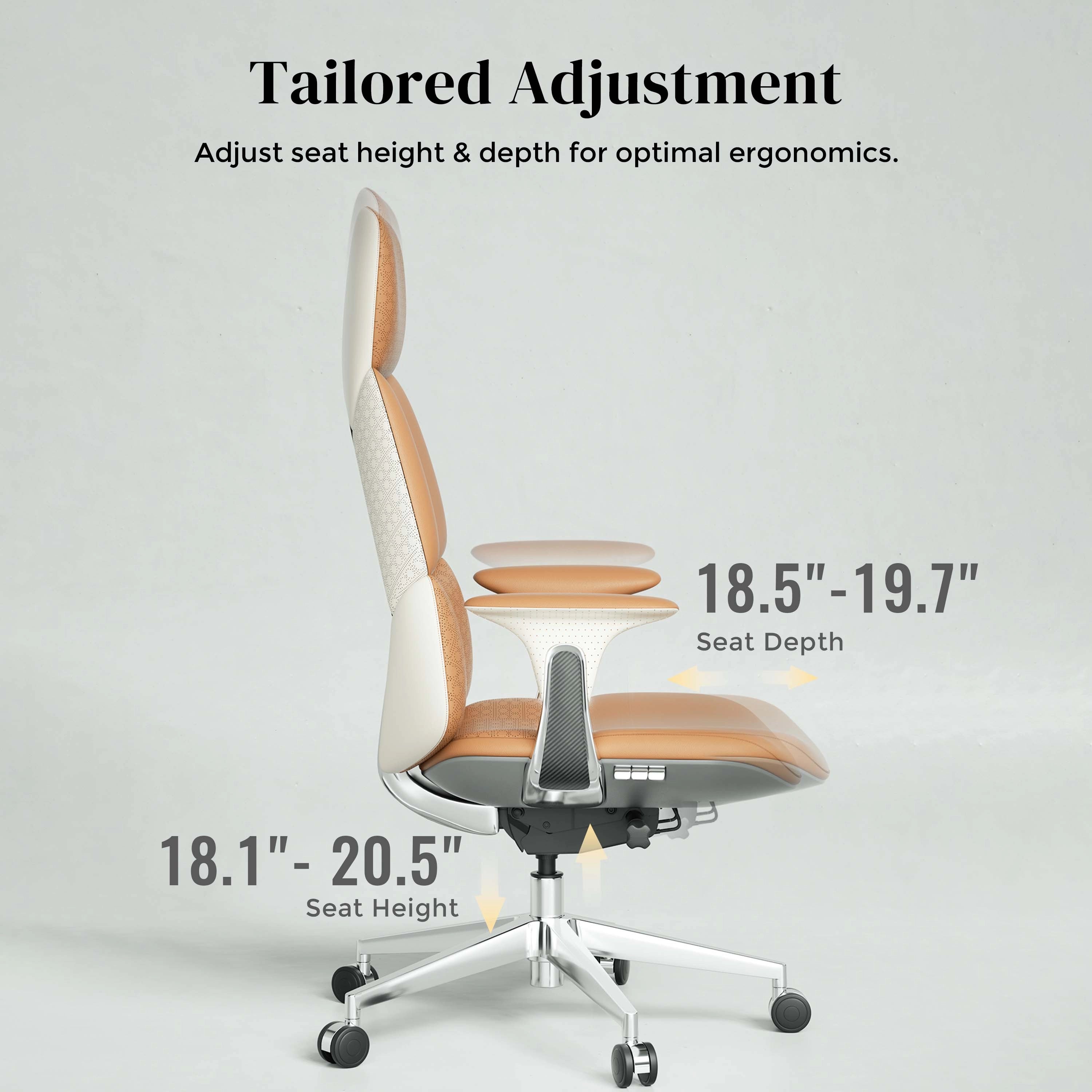 Nolan Leather Chair with Classic Design