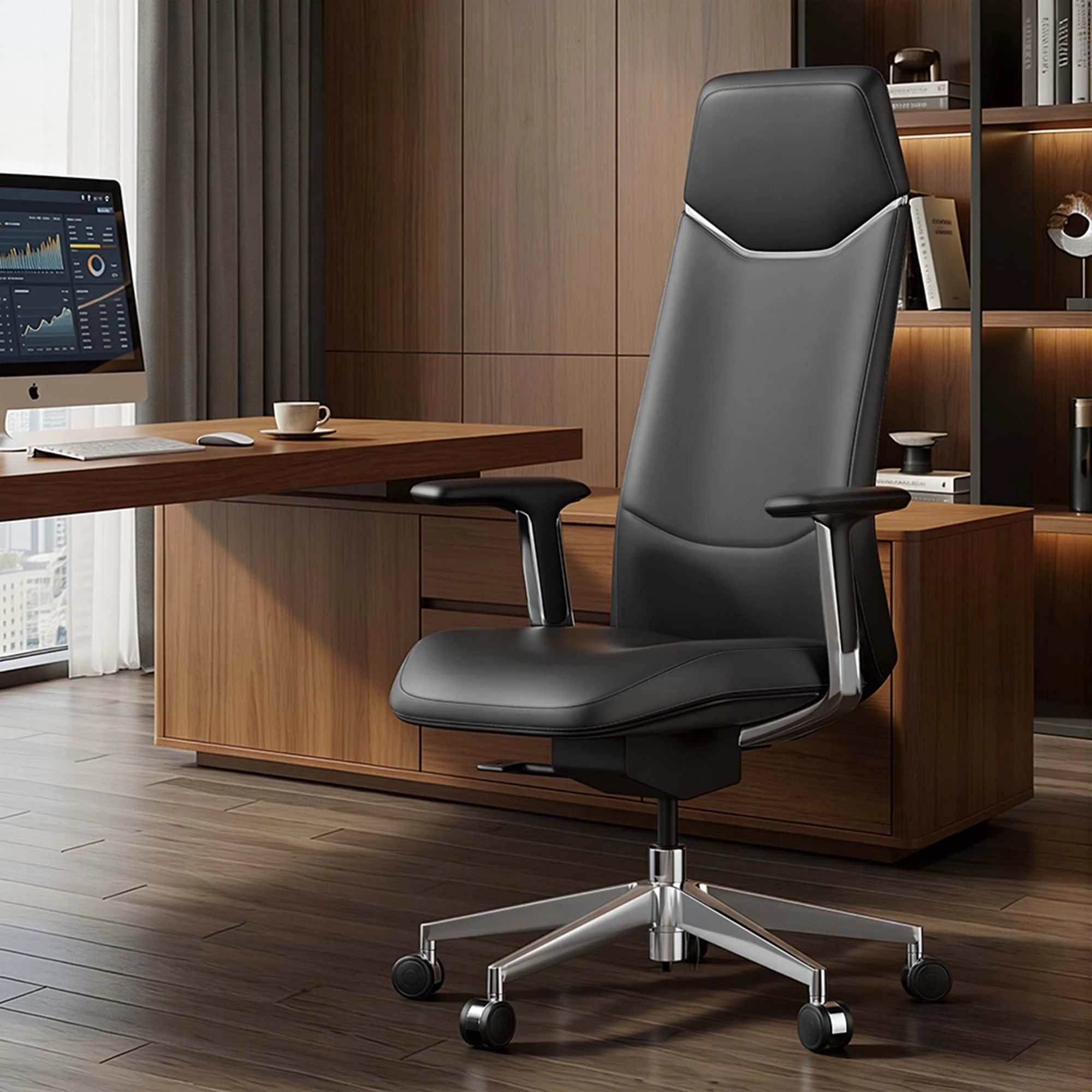 Neris Leather Office Chair with Best Value