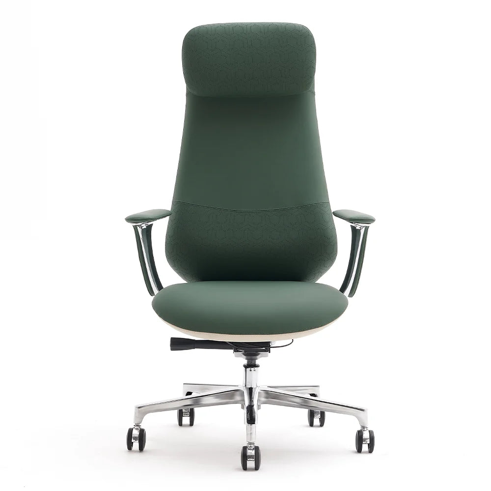 Neta Premium Leather Chair with Headrest
