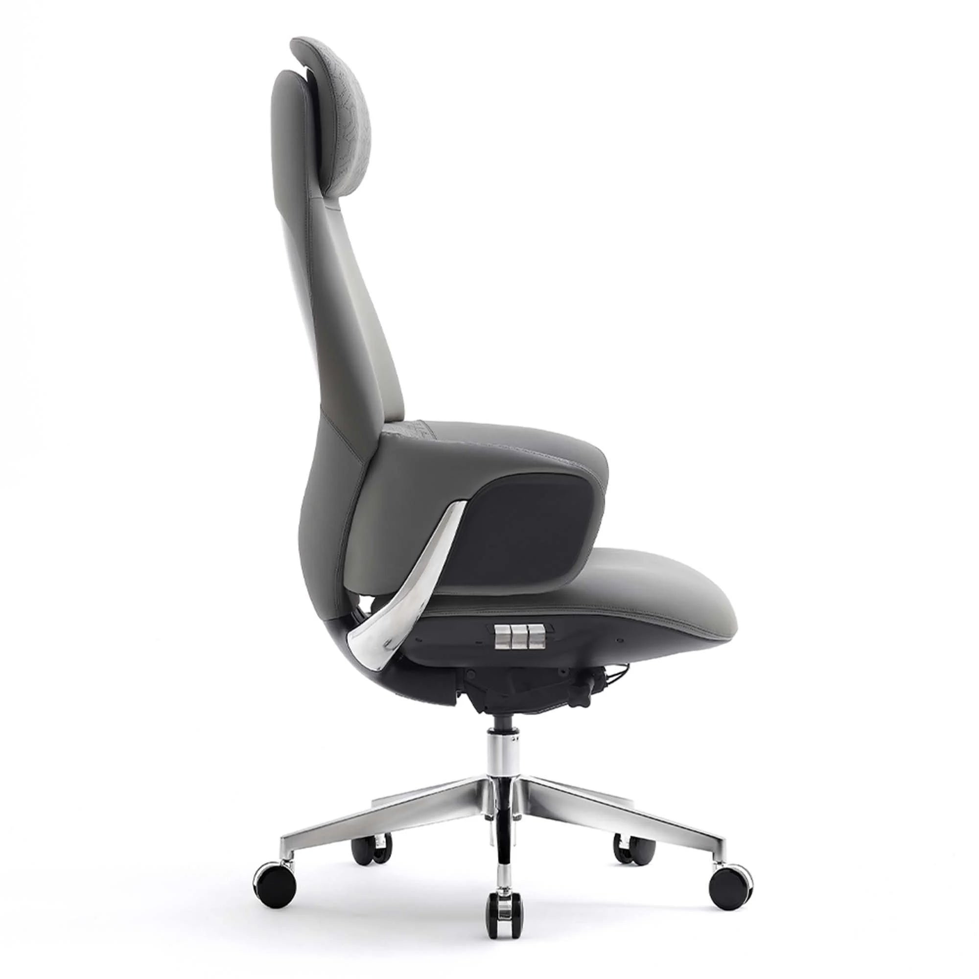 Norris Premium Leather Chair with Lumbar Support