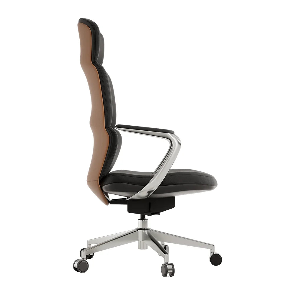 Nolan Leather Chair with Classic Design