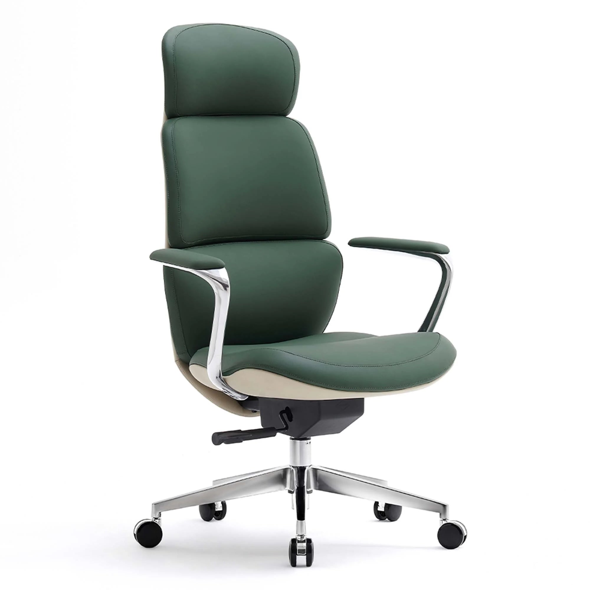 Nolan Leather Chair with Classic Design