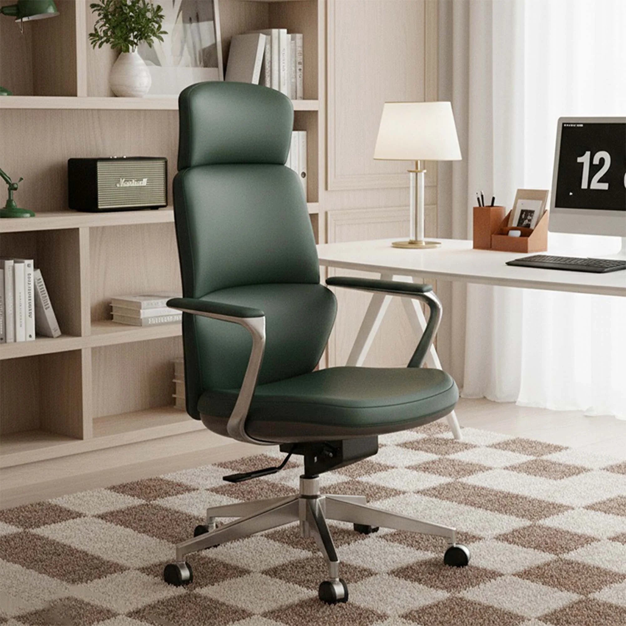 Nolan Leather Chair with Classic Design