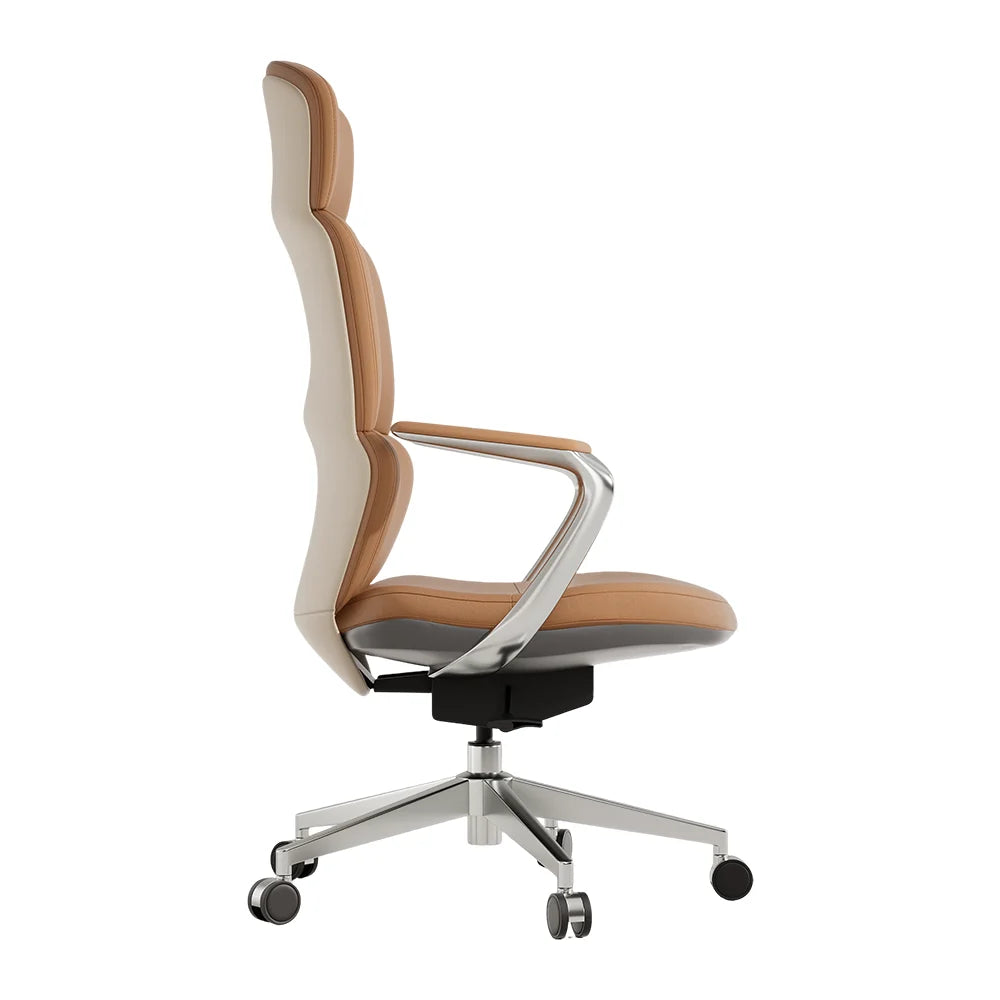 Nolan Leather Chair with Classic Design