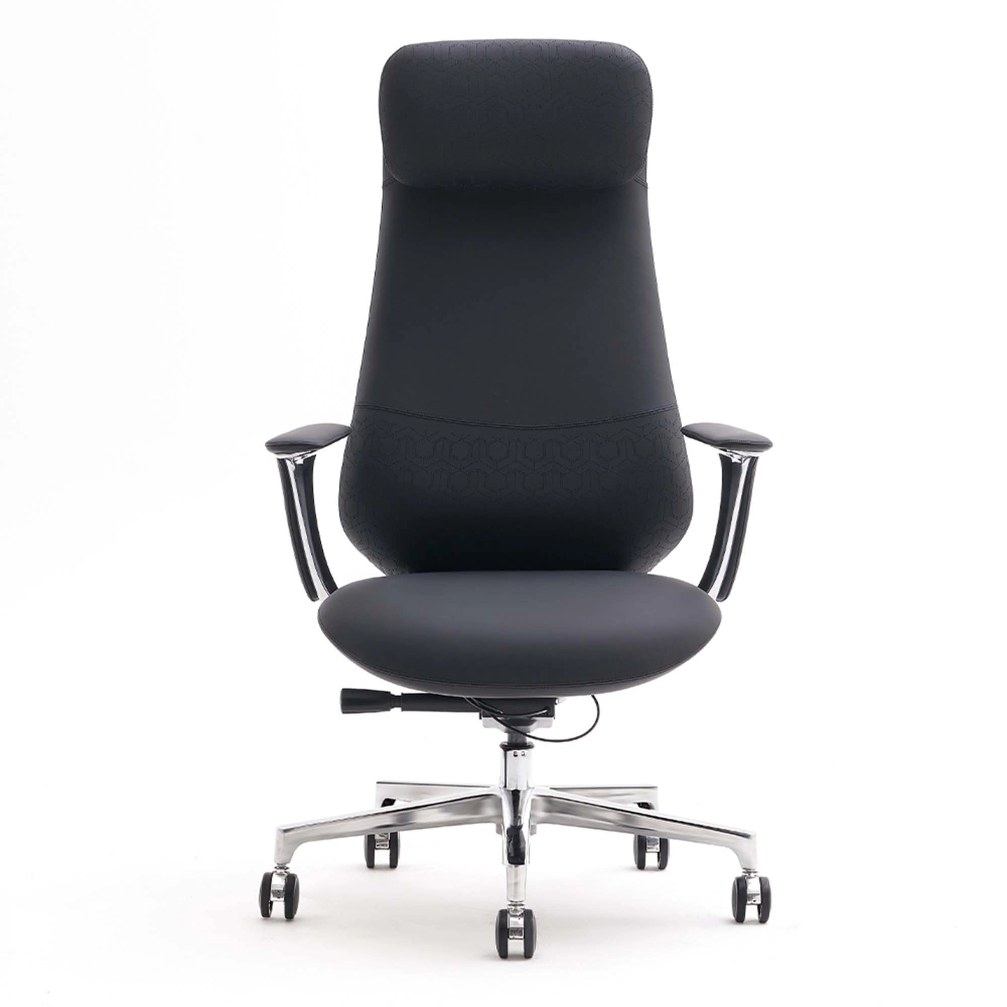 Nyla Leather Chair with Easy Adjustment