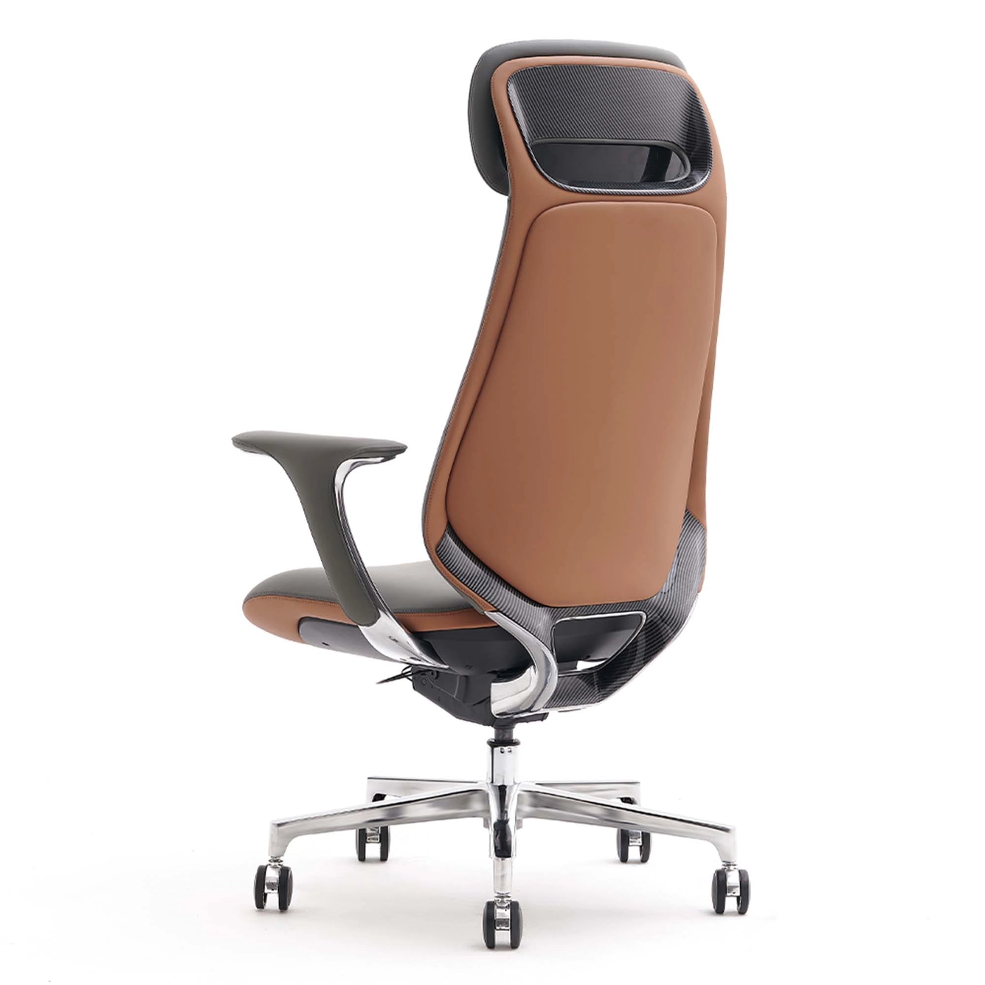 Nyla Leather Chair with Easy Adjustment