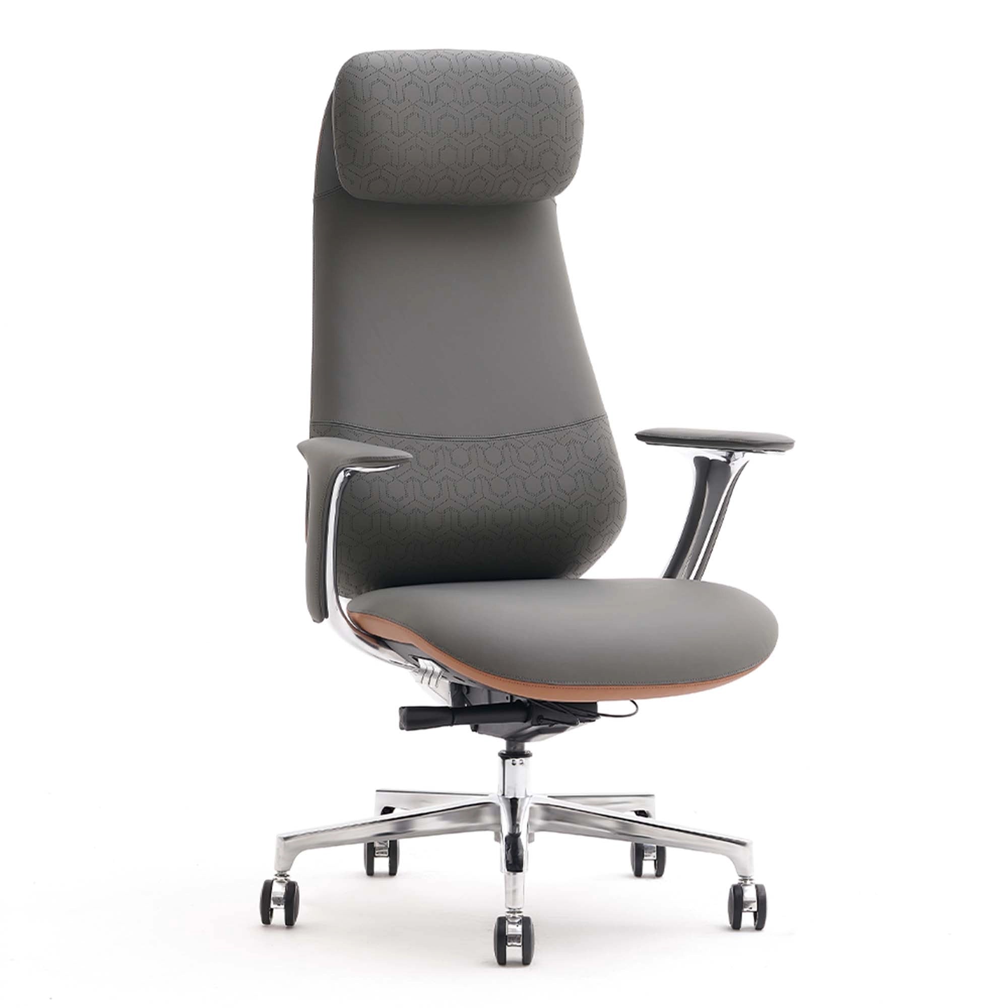 Nyla Leather Chair with Easy Adjustment