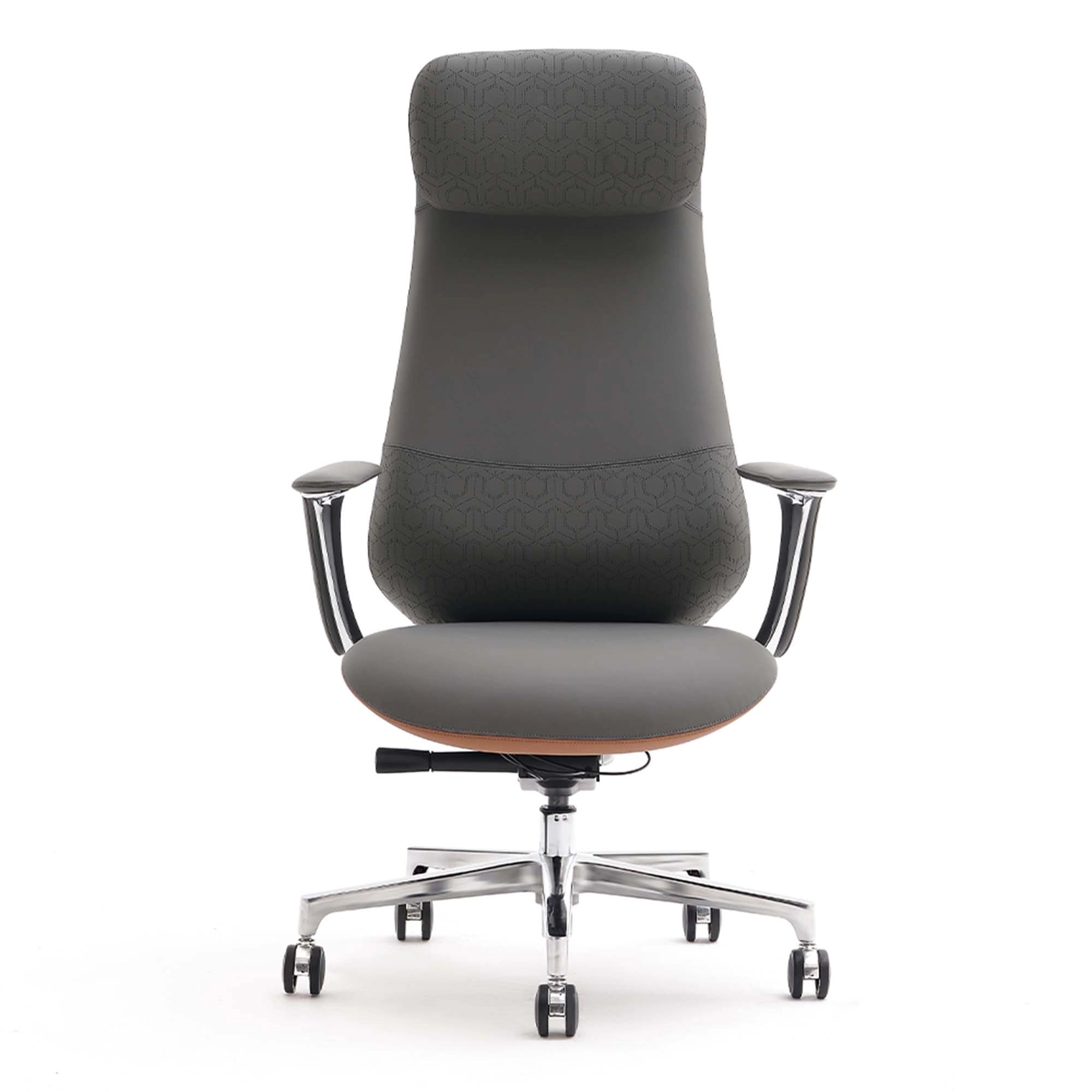 Nyla Leather Chair with Easy Adjustment