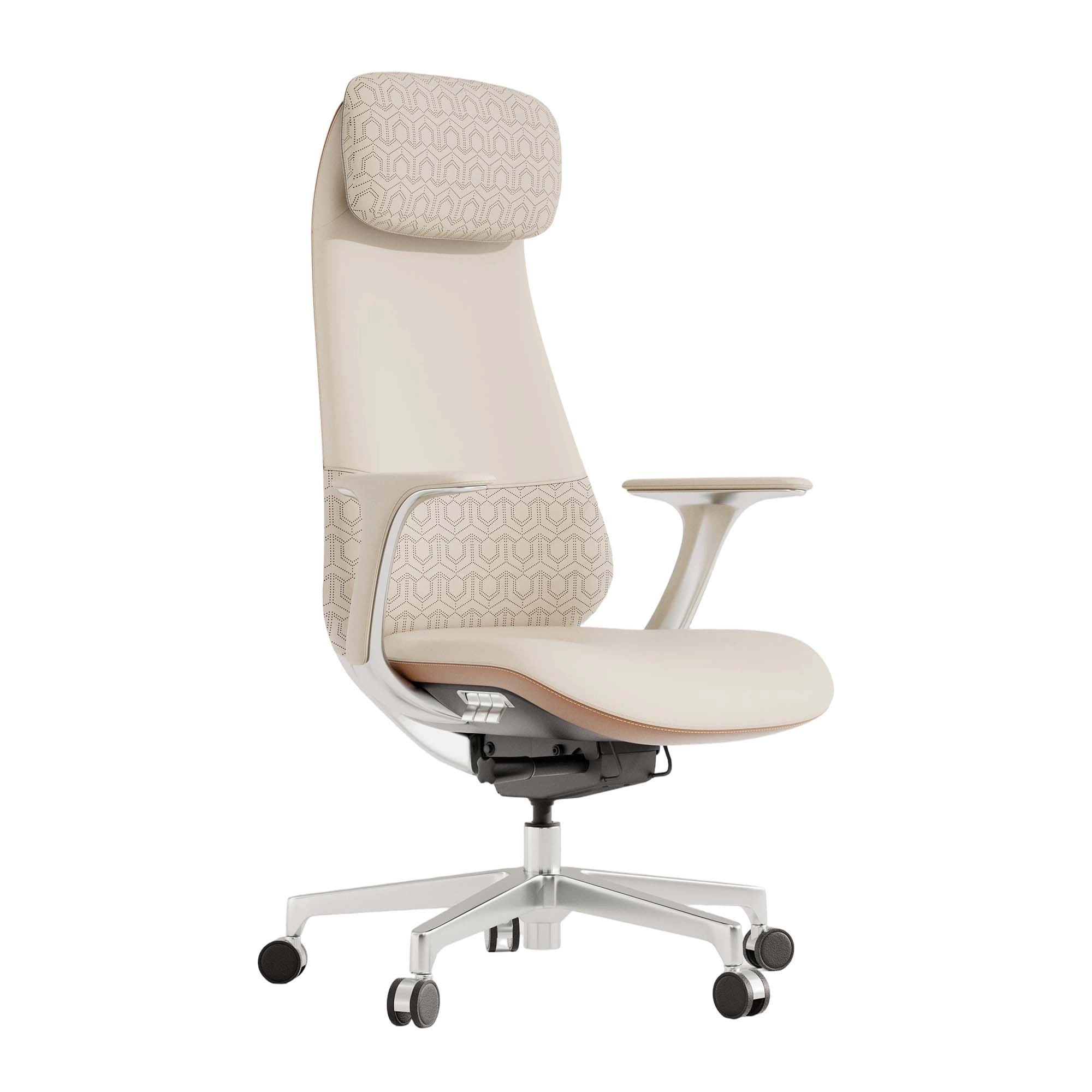 Nyla Leather Chair with Easy Adjustment
