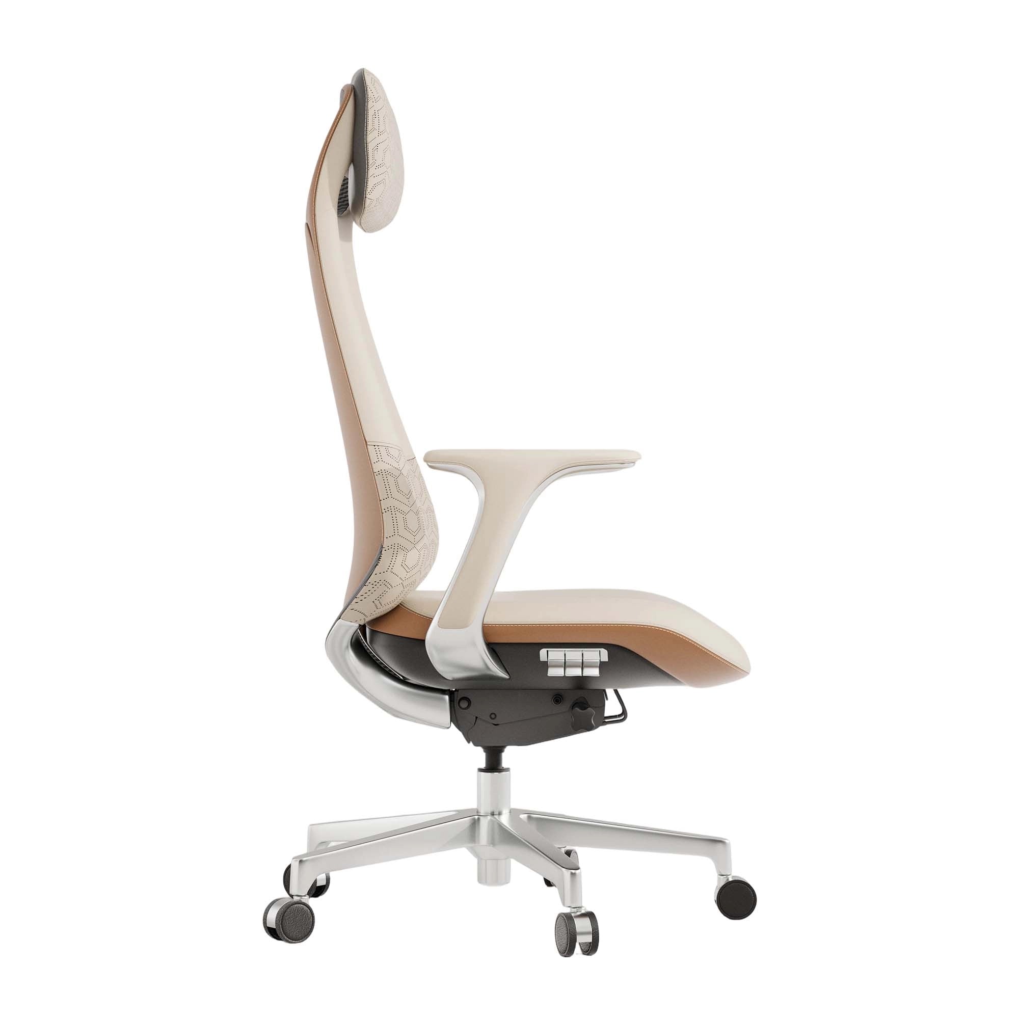 Nyla Leather Chair with Easy Adjustment