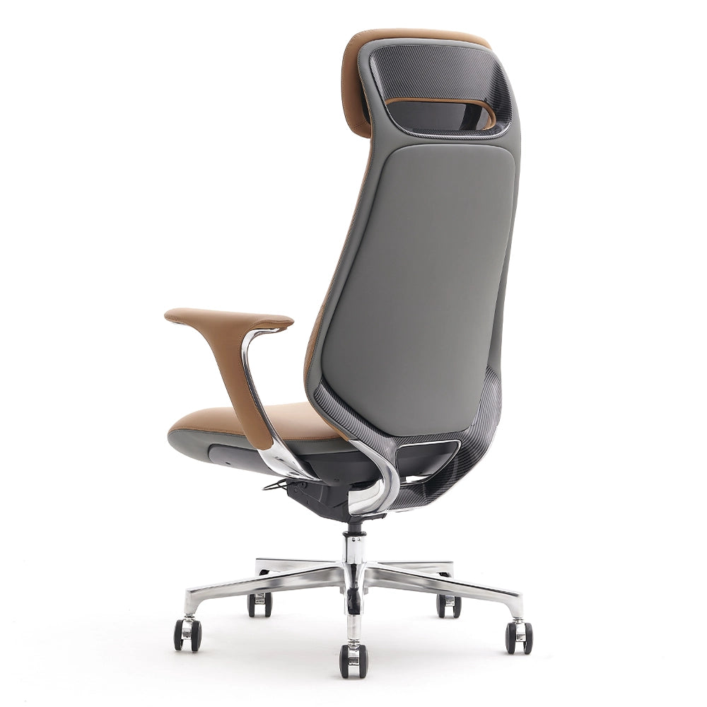 Nyla Leather Chair with Easy Adjustment