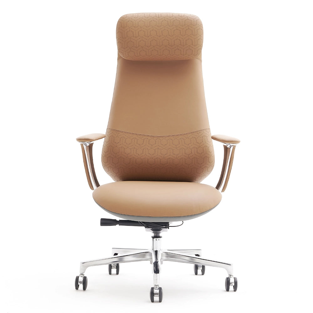 Nyla Leather Chair with Easy Adjustment