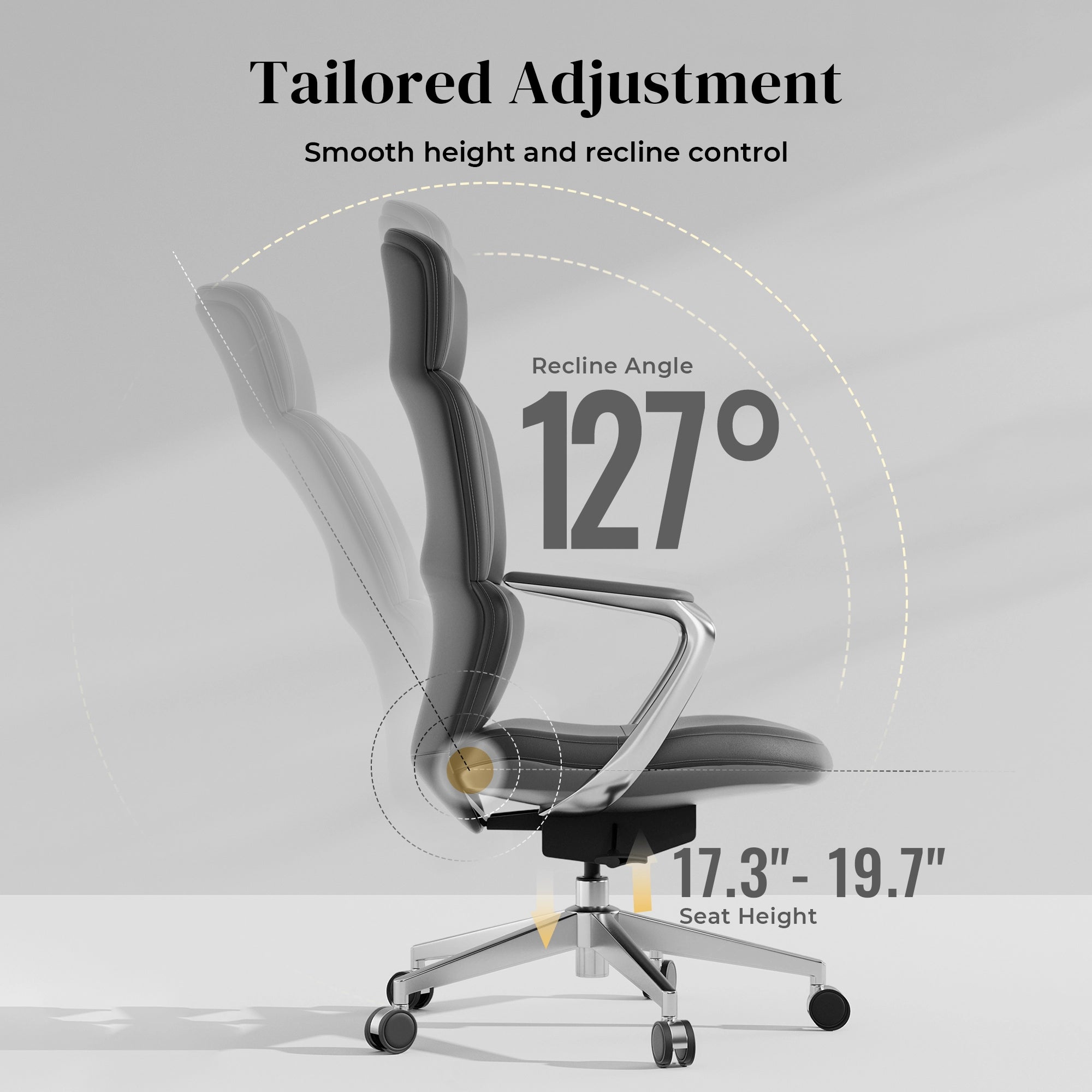 Nolan Leather Chair with Classic Design