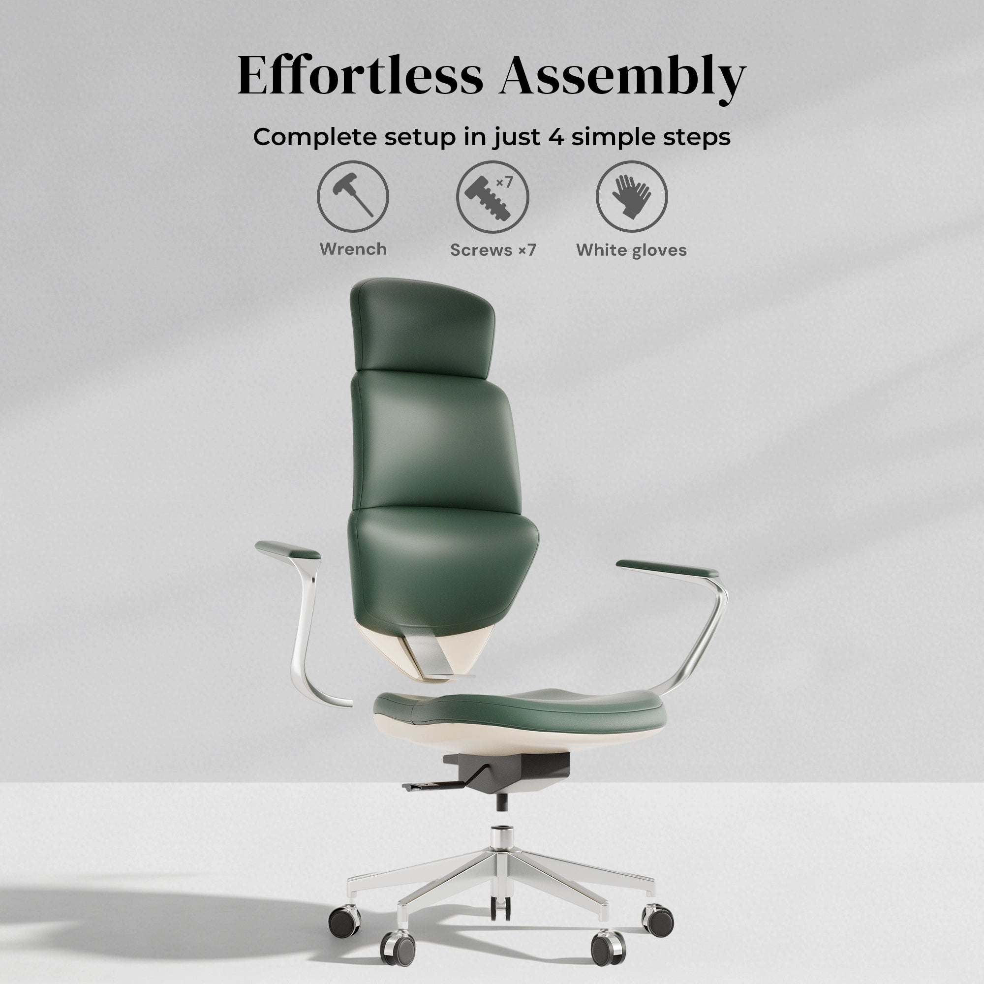 Nolan Leather Chair with Classic Design