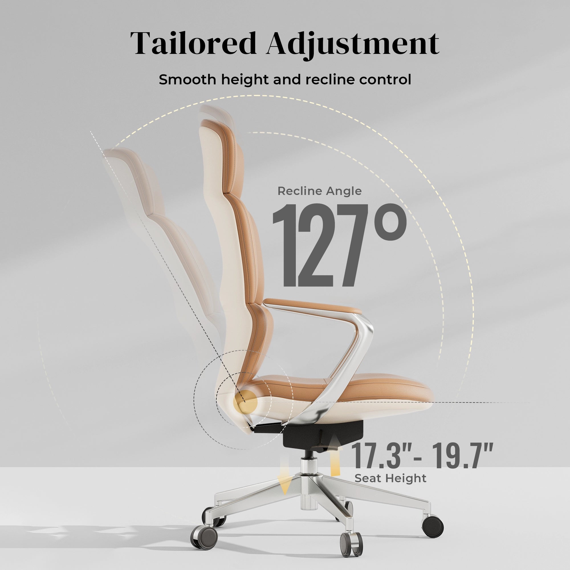 Nolan Leather Chair with Classic Design