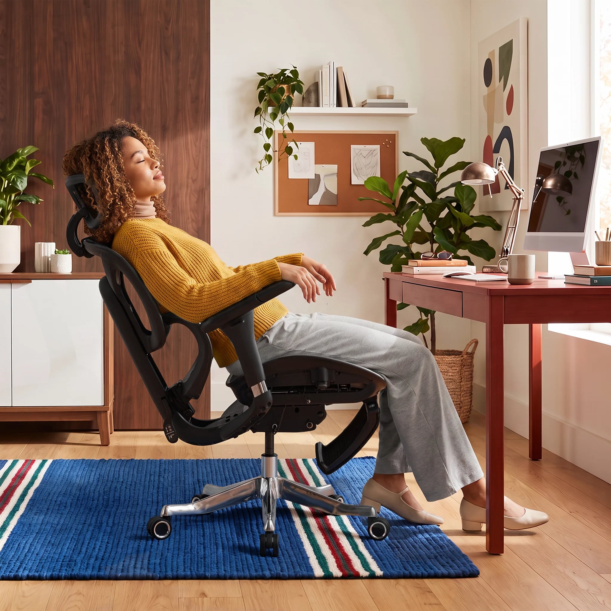 Welax-S9 Pro Ergonomic Office Chair with One-Touch Adjustment