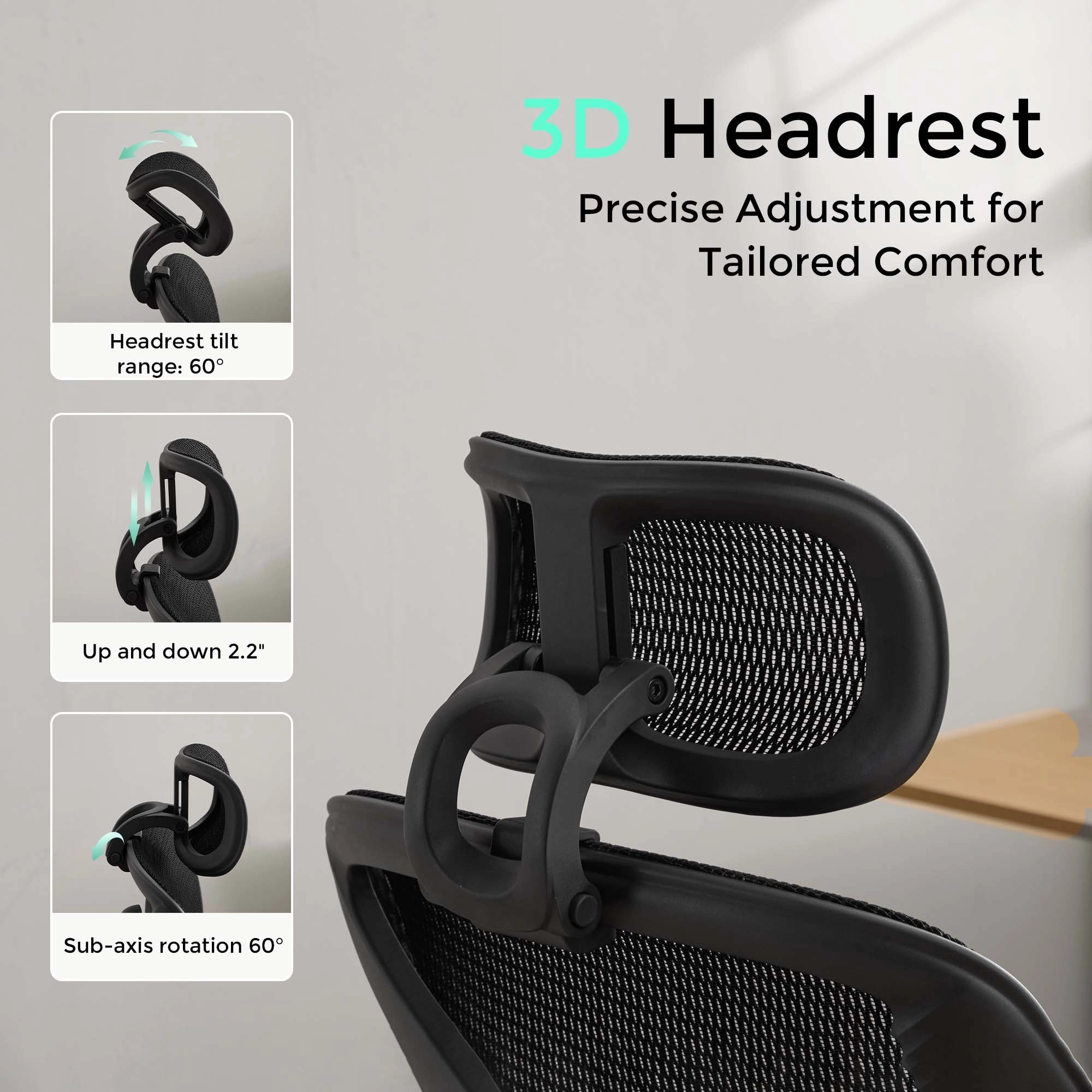 Welax-S9 Pro Ergonomic Office Chair with One-Touch Adjustment