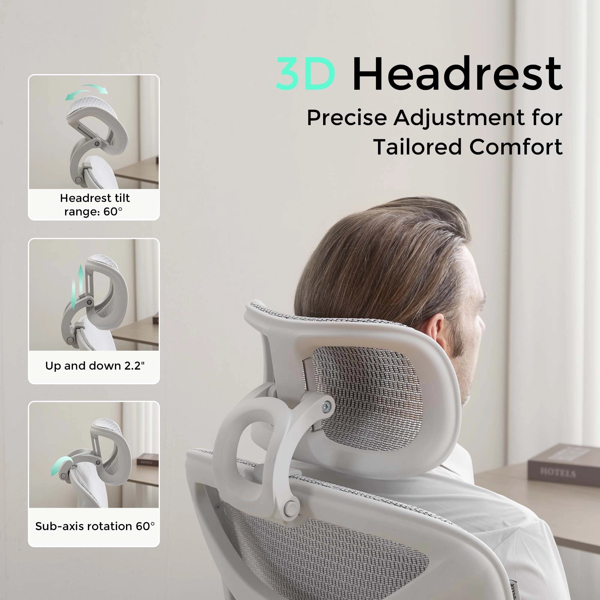 Welax-S9 Pro Ergonomic Office Chair with One-Touch Adjustment