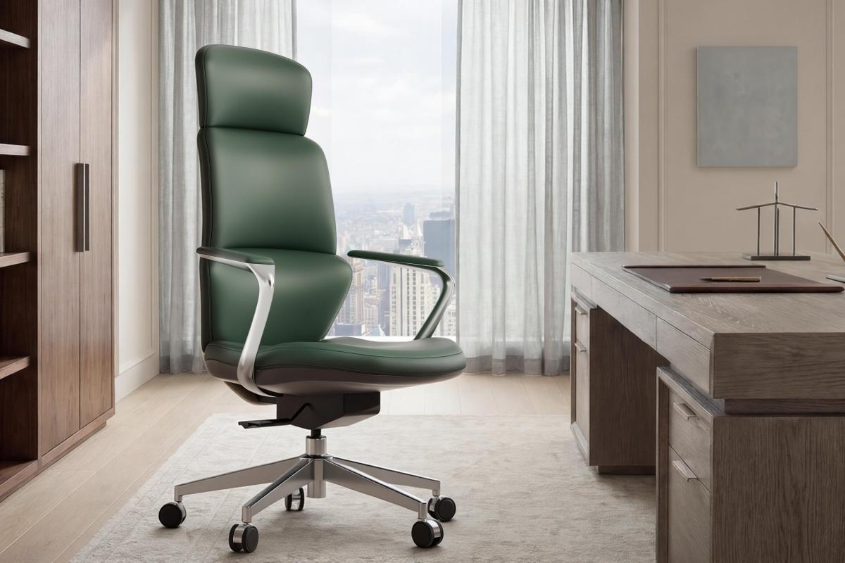 Spring Workspace Refresh: Elevate Your Office with a Genuine Leather Executive Chair