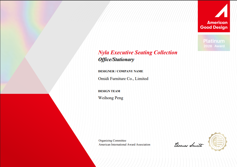Nyla Leather Chair Wins American Good Design Platinum Award 2026: Elevating Executive Comfort and Modern Office Design