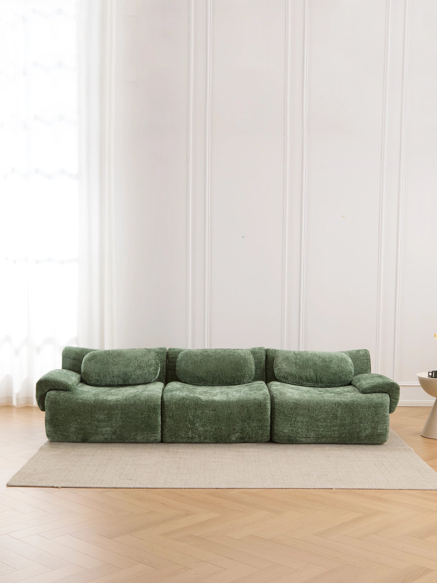 Nephele  Modular Sectional Compressed Sofa 3 Seat