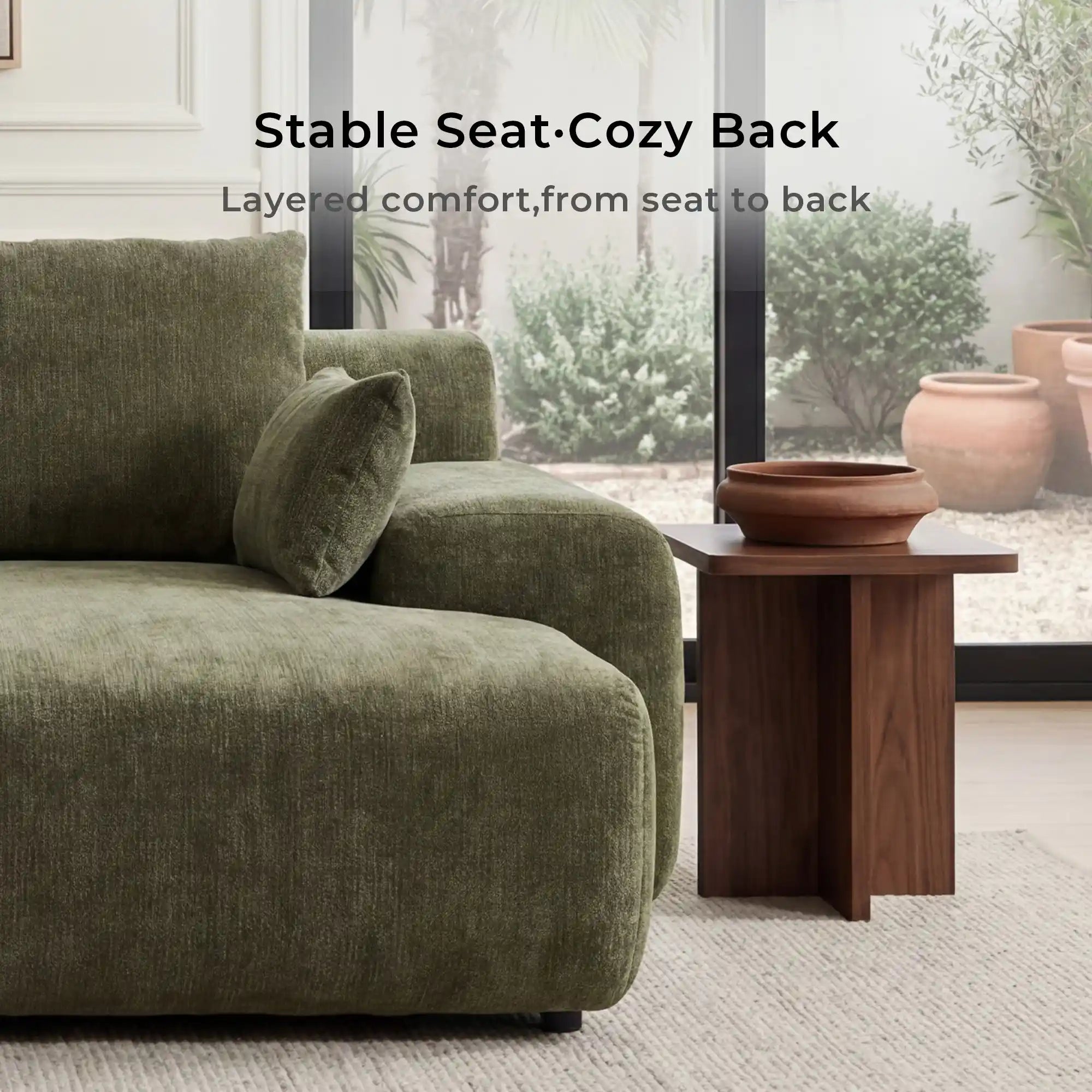 Zeus Modular Sectional Compressed Sofa
