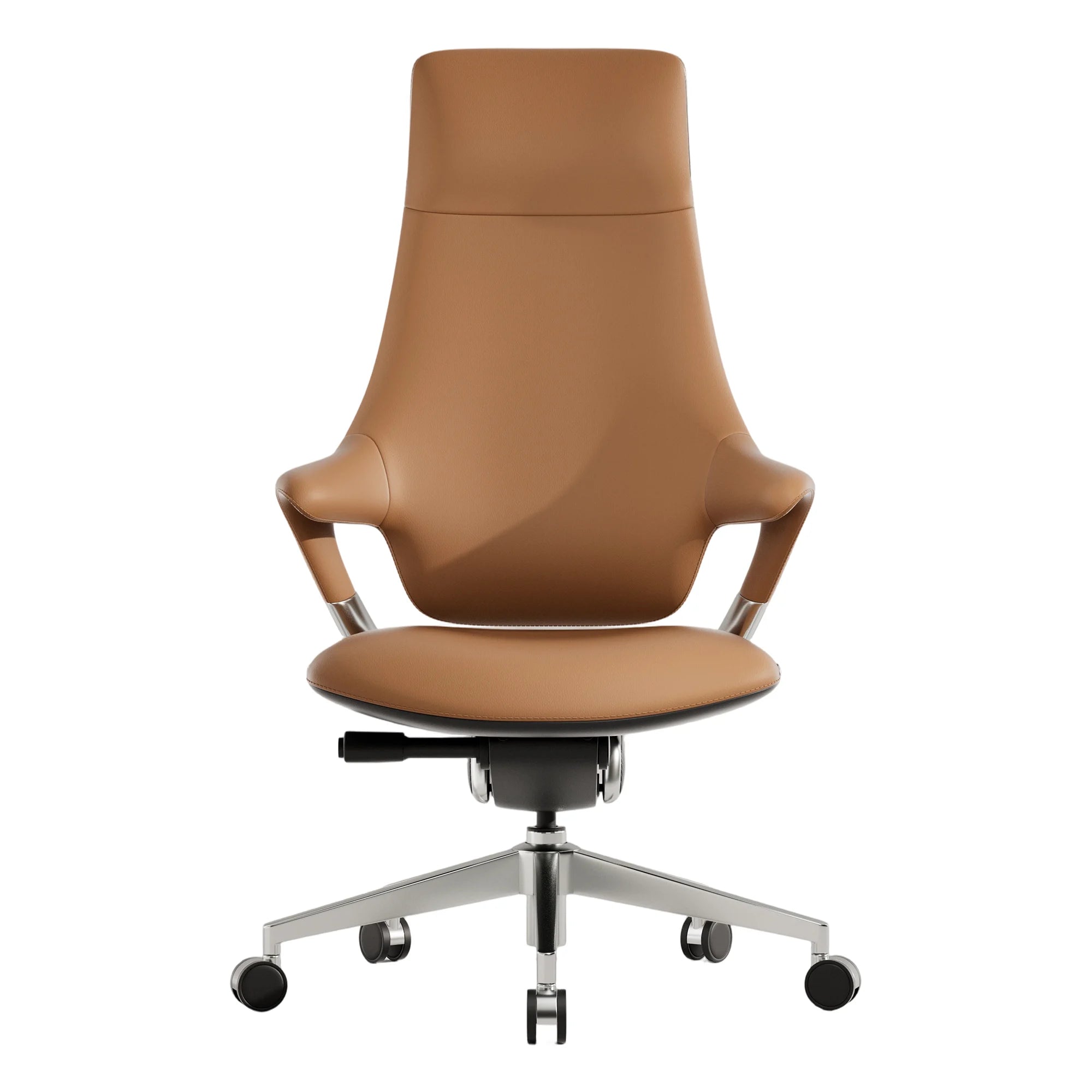 Nigel Premium Leather Chair with Soft Seating Feel