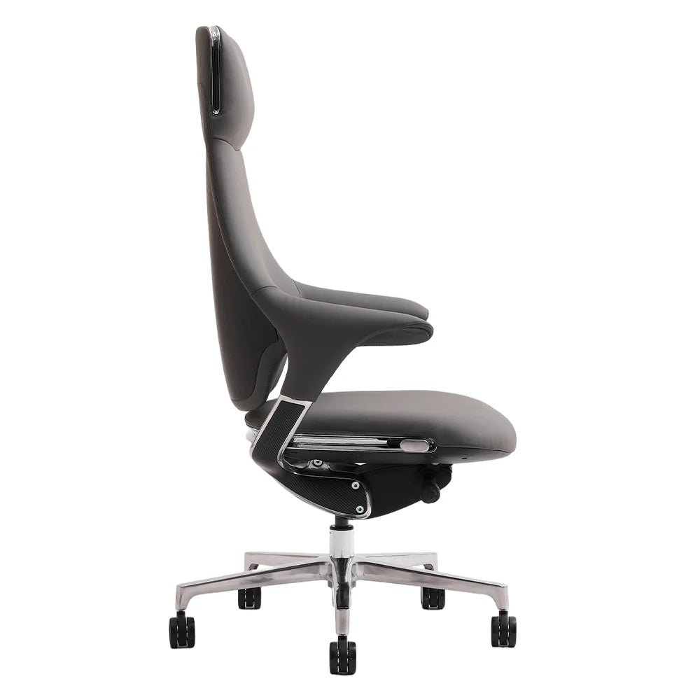 Nigel Premium Leather Chair with Soft Seating Feel