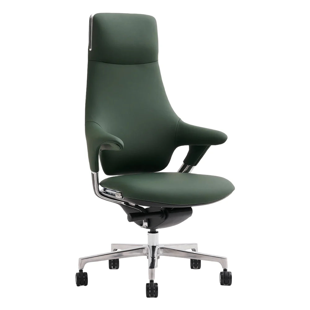 Nigel Premium Leather Chair with Soft Seating Feel