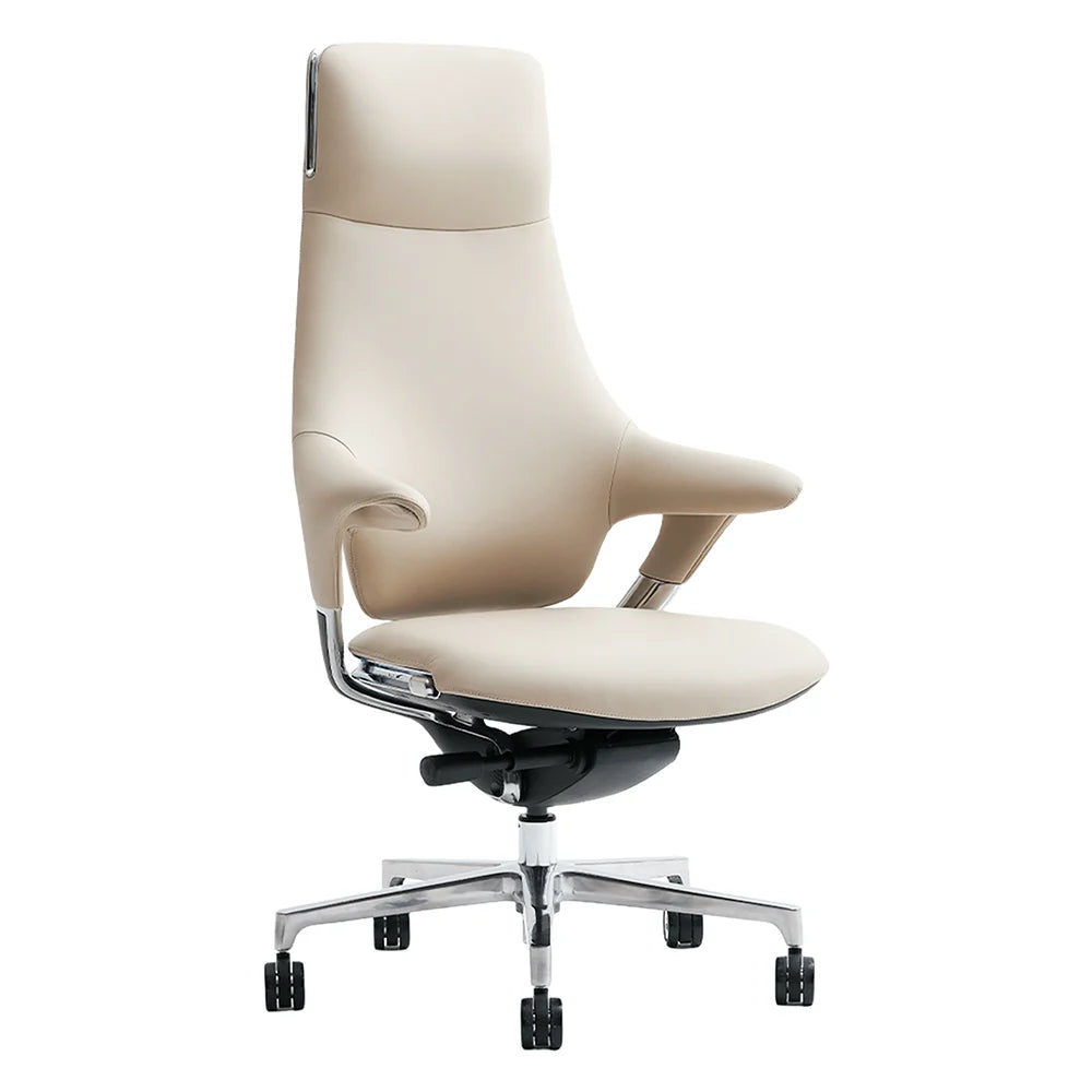 Nigel Premium Leather Chair with Soft Seating Feel