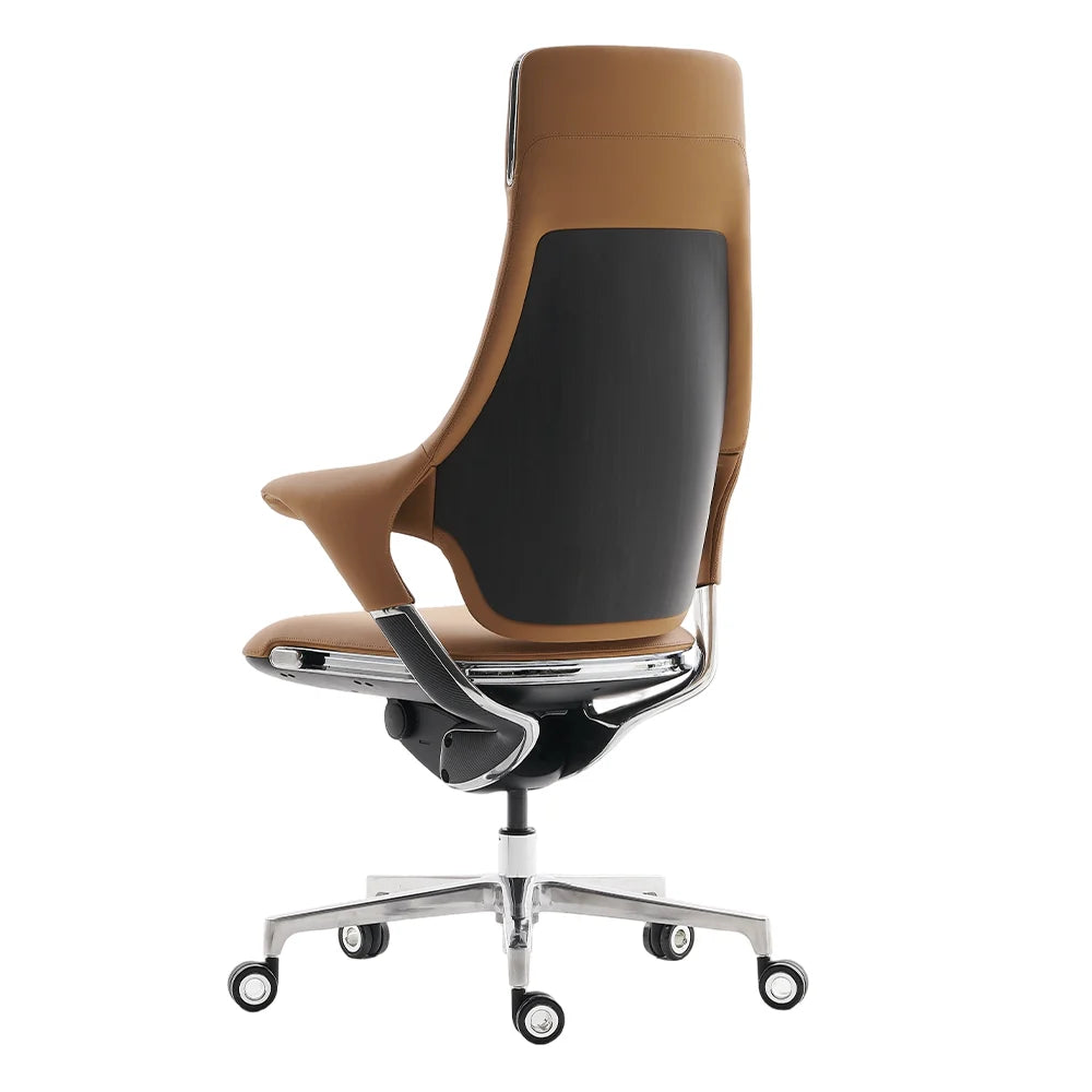 Nigel Premium Leather Chair with Soft Seating Feel