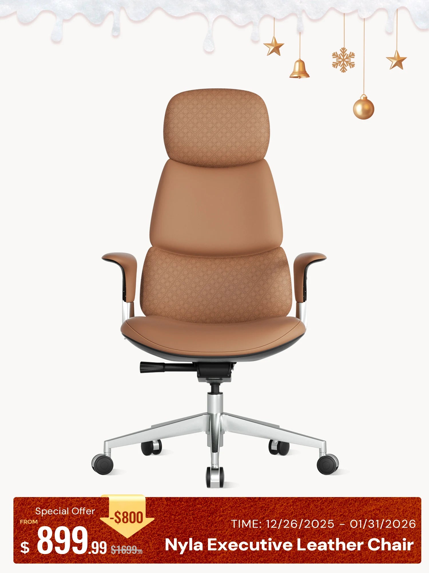 Nyla Executive Leather Office Chair