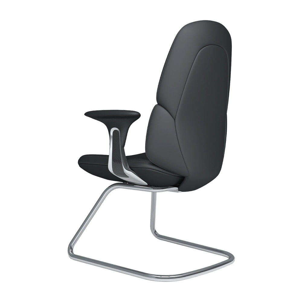 Neris Mid-Back Leather Office Chair with Best Value