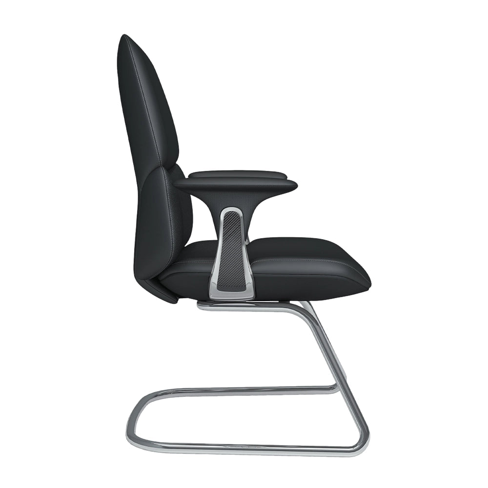 Neris Mid-Back Leather Office Chair with Best Value