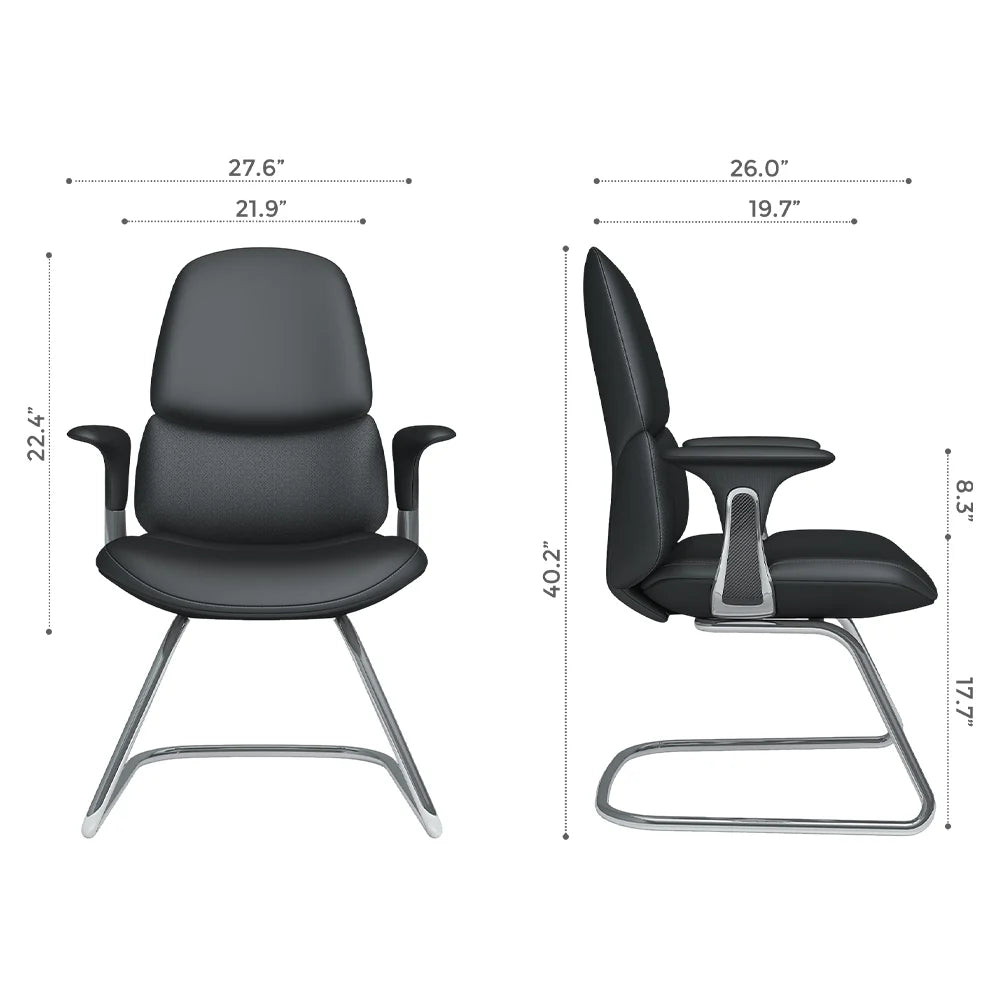 Nyla Cantilever Leather Chair
