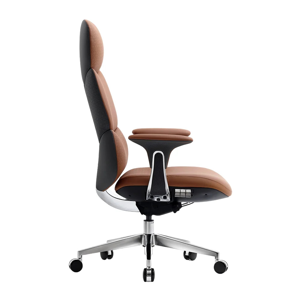Nyla Leather Chair with Easy Adjustment