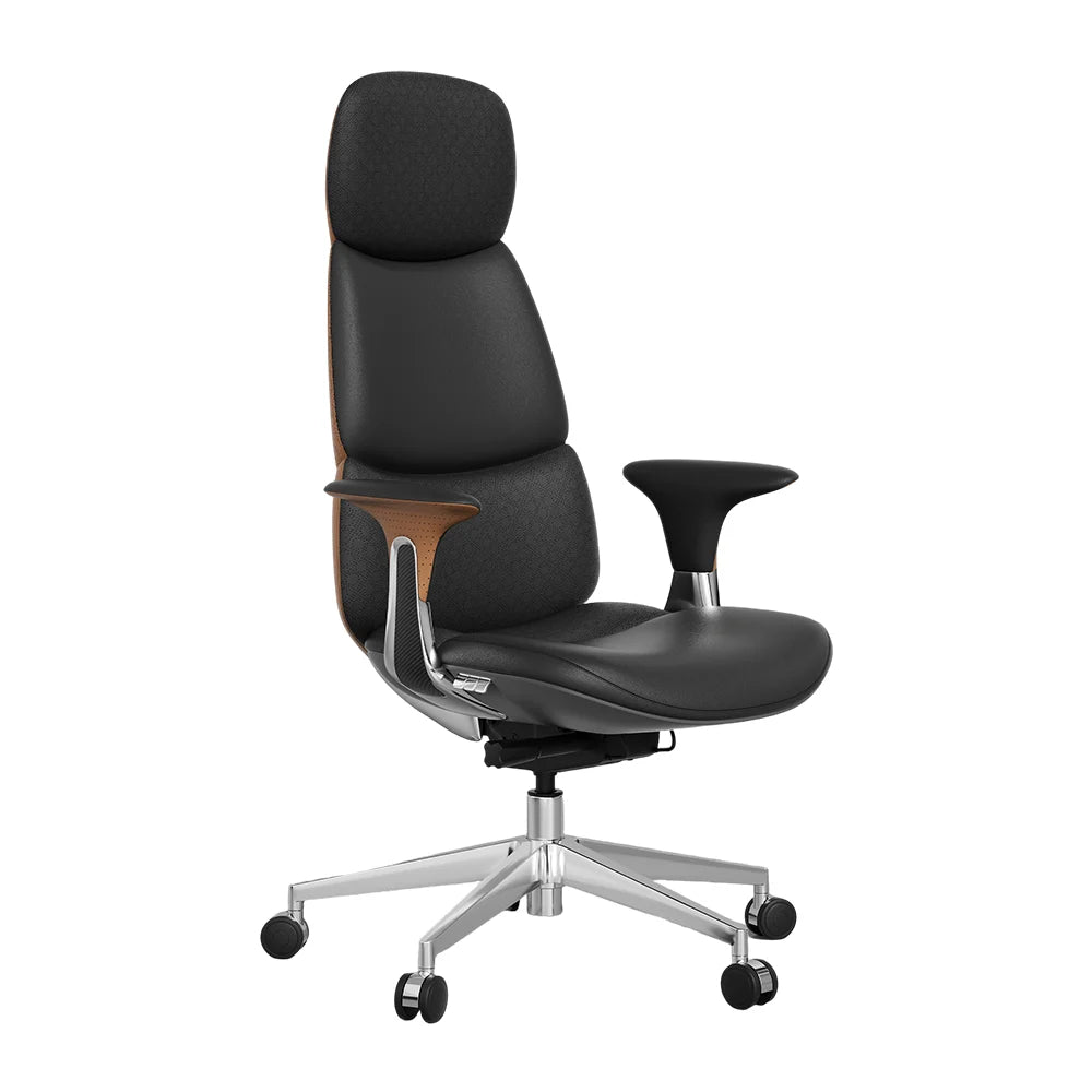 Nyla Leather Chair with Easy Adjustment