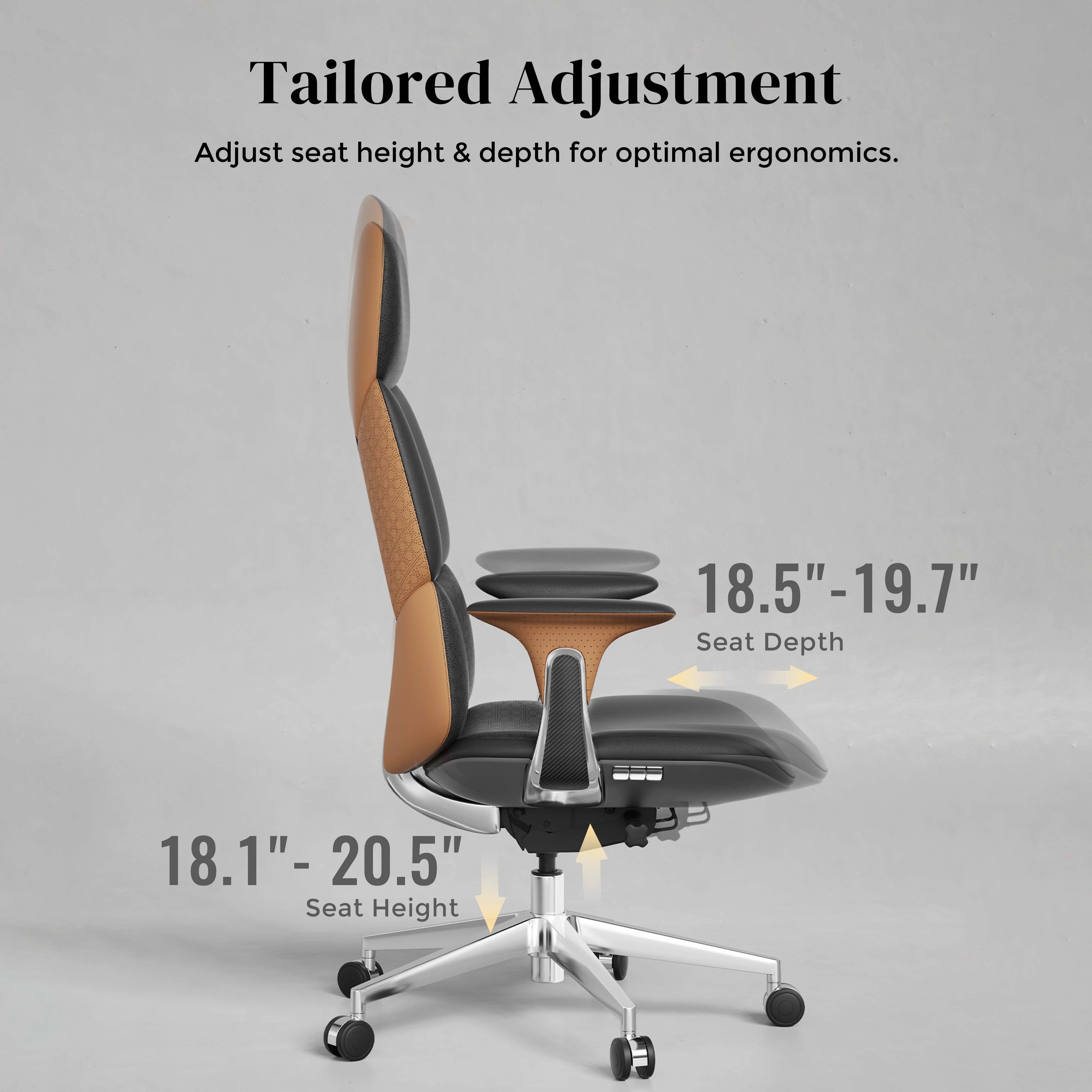 Nolan Leather Chair with Classic Design