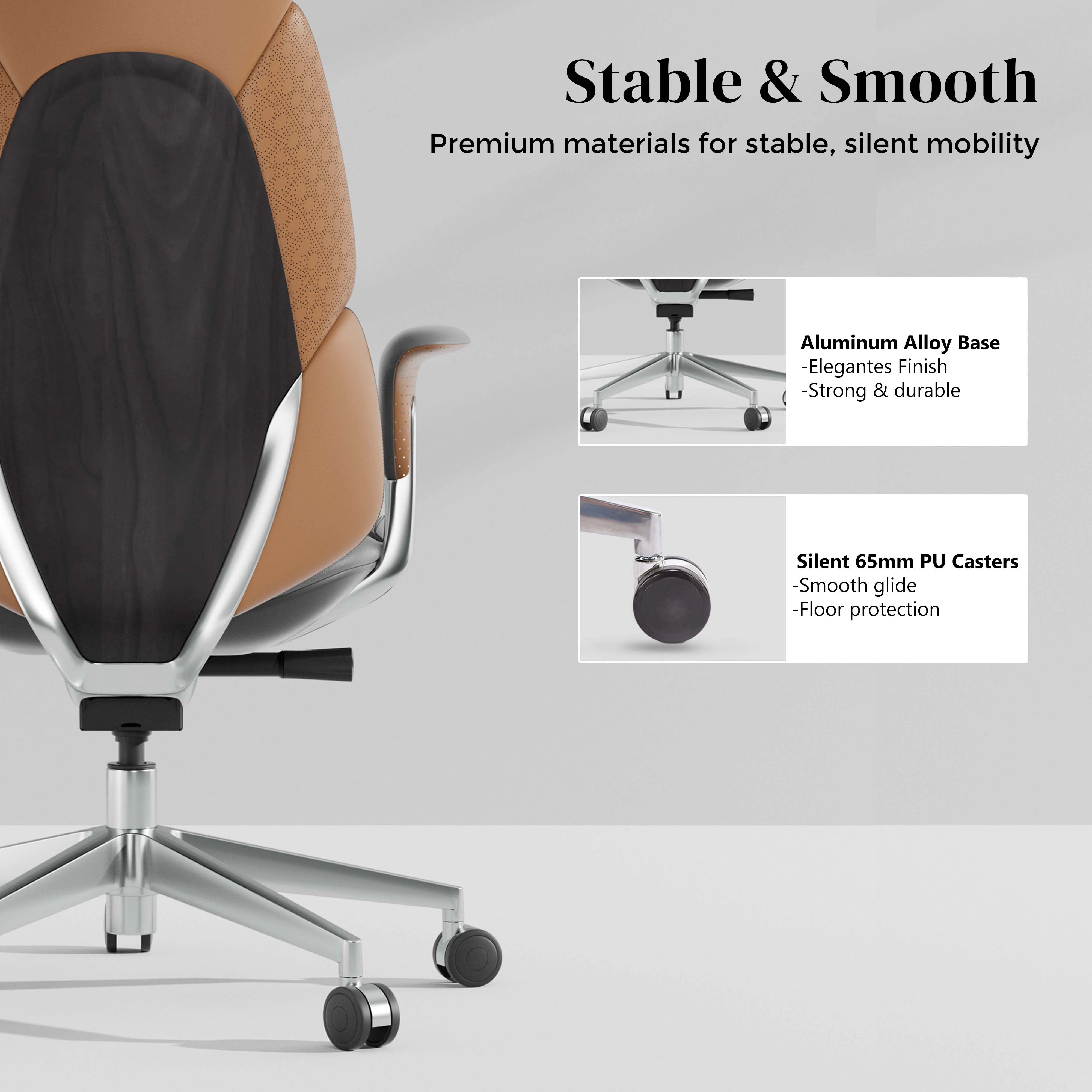 Nolan Leather Chair with Classic Design