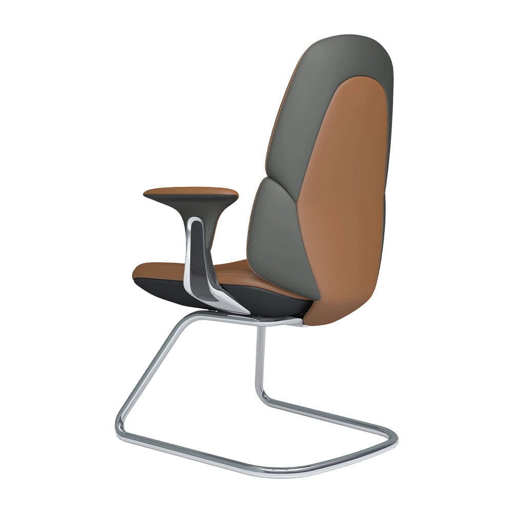 Neris Mid-Back Leather Office Chair with Best Value